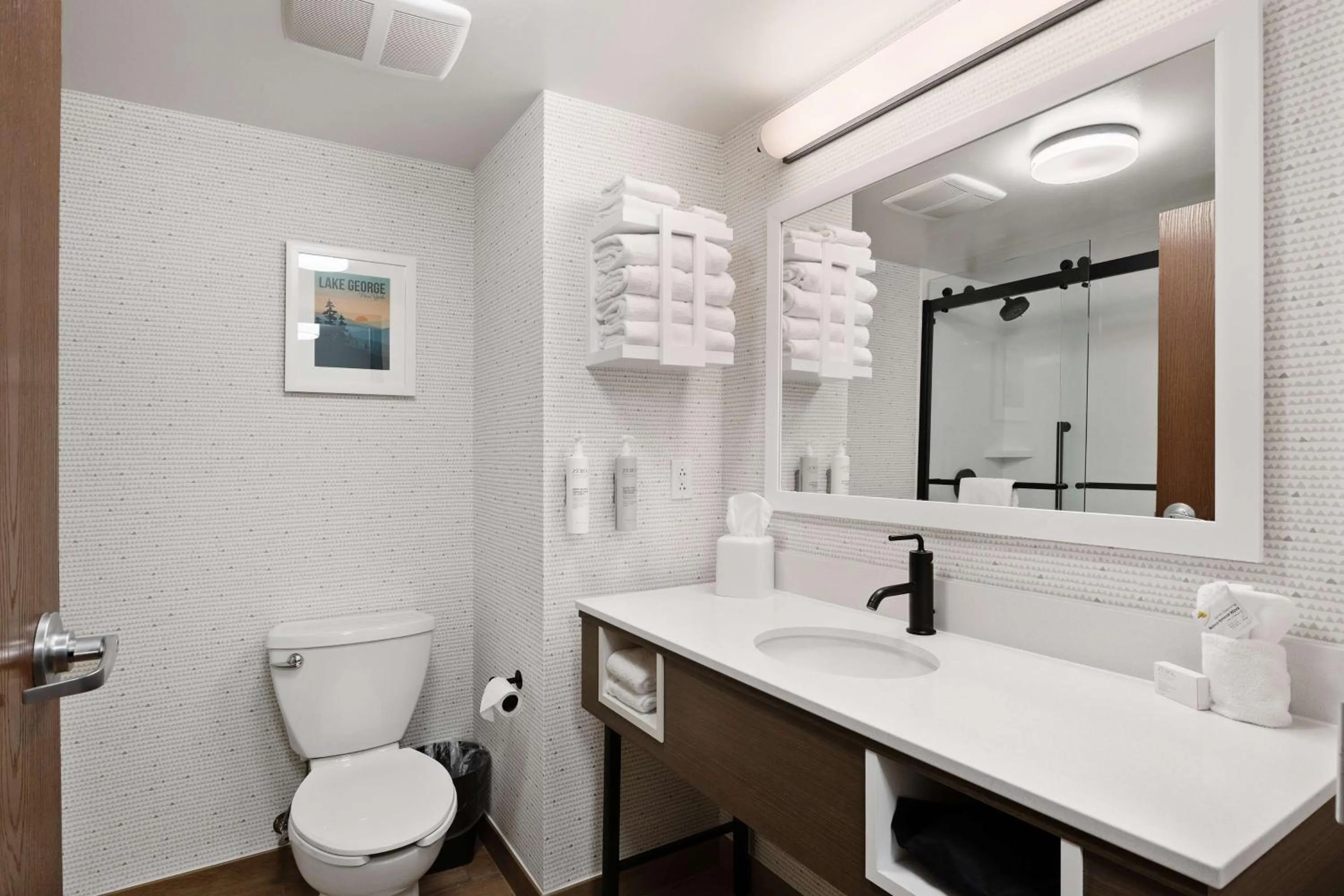 Bathroom in Hampton Inn & Suites Lake George