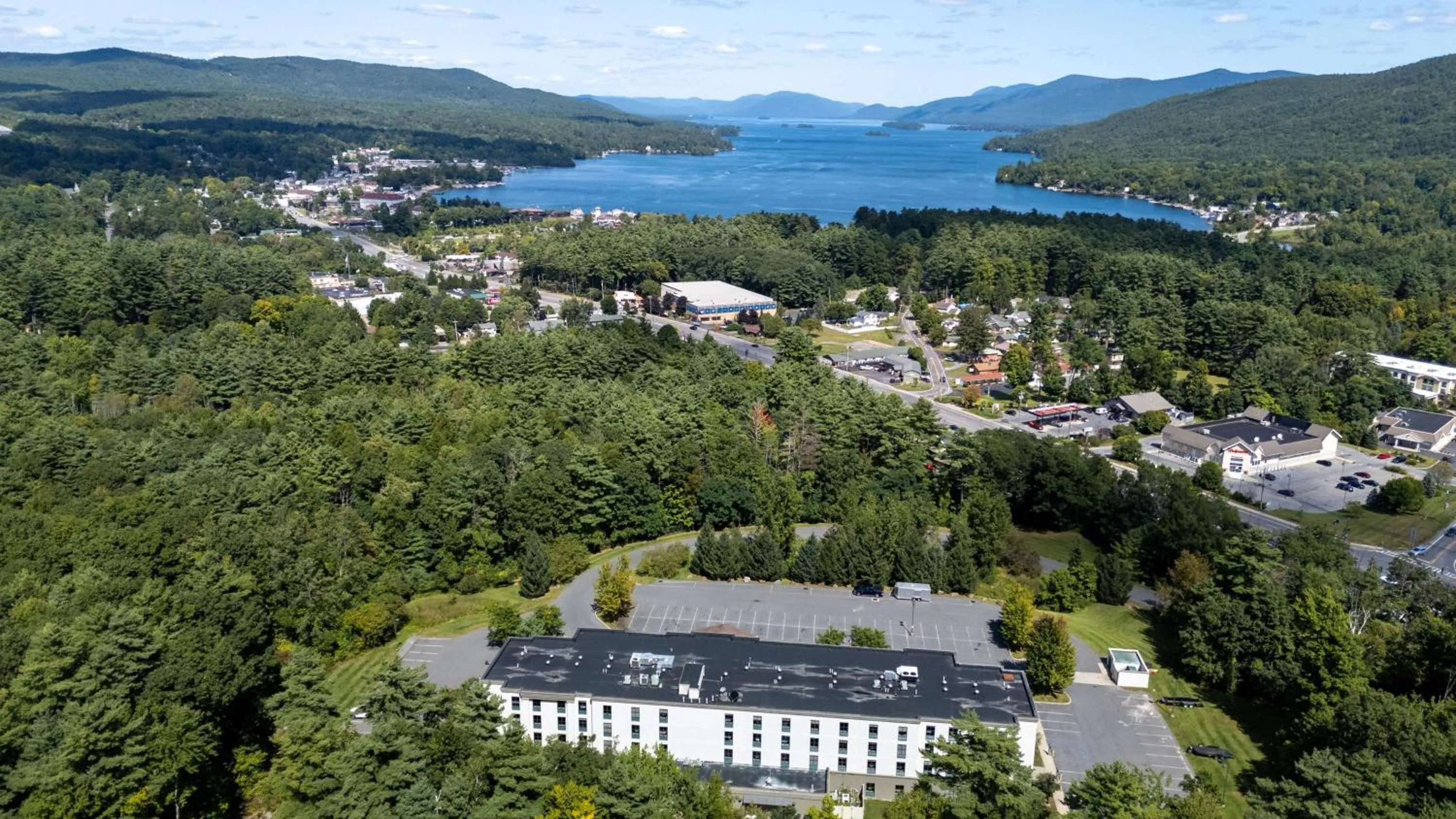 Property building in Hampton Inn & Suites Lake George