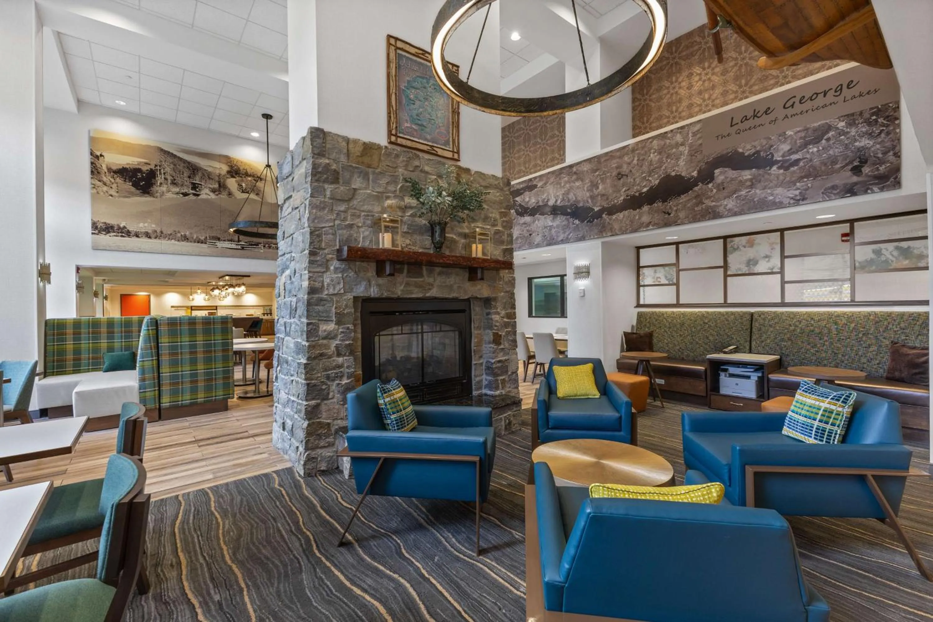 Lobby or reception in Hampton Inn & Suites Lake George
