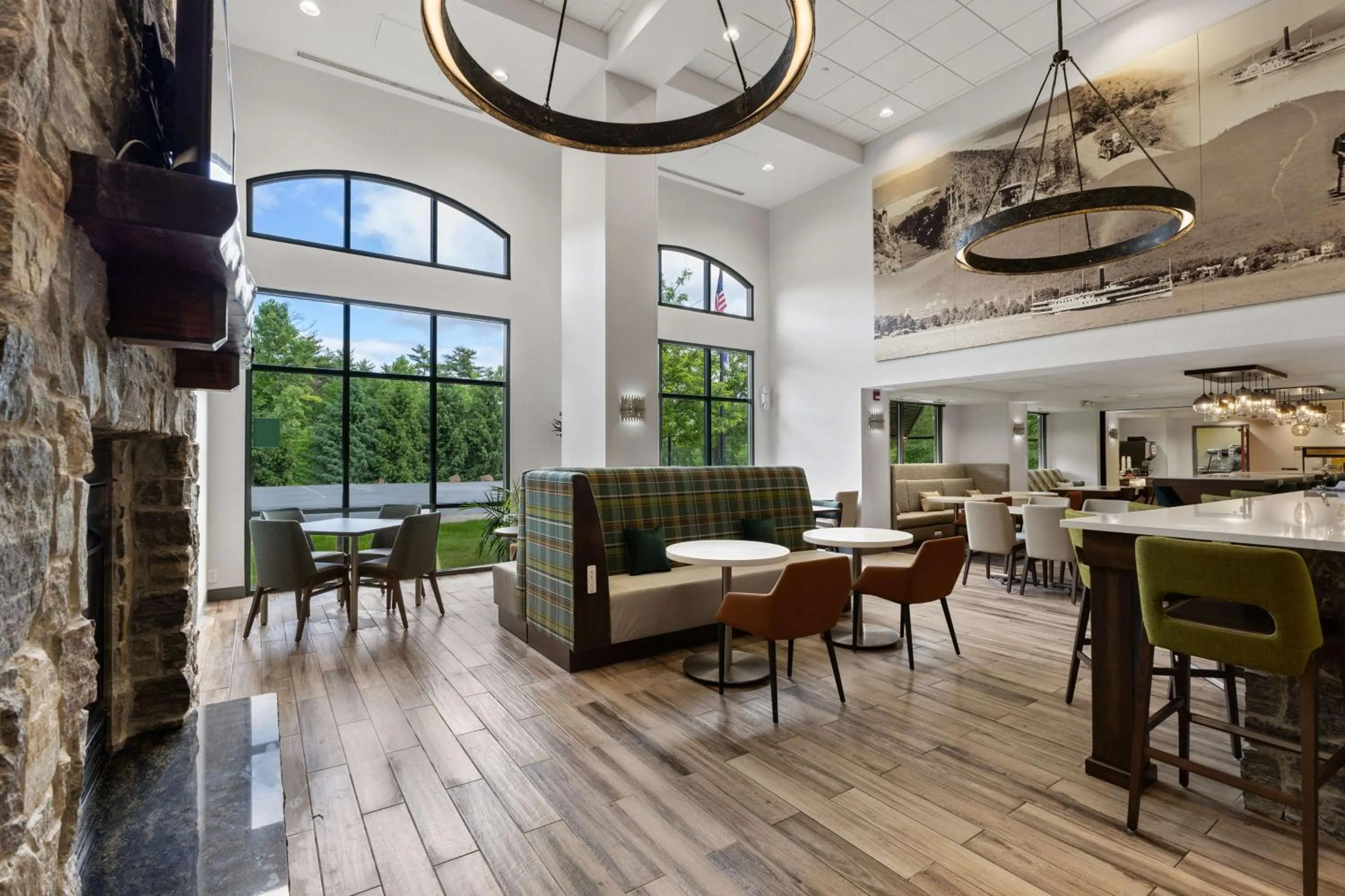 Lobby or reception in Hampton Inn & Suites Lake George