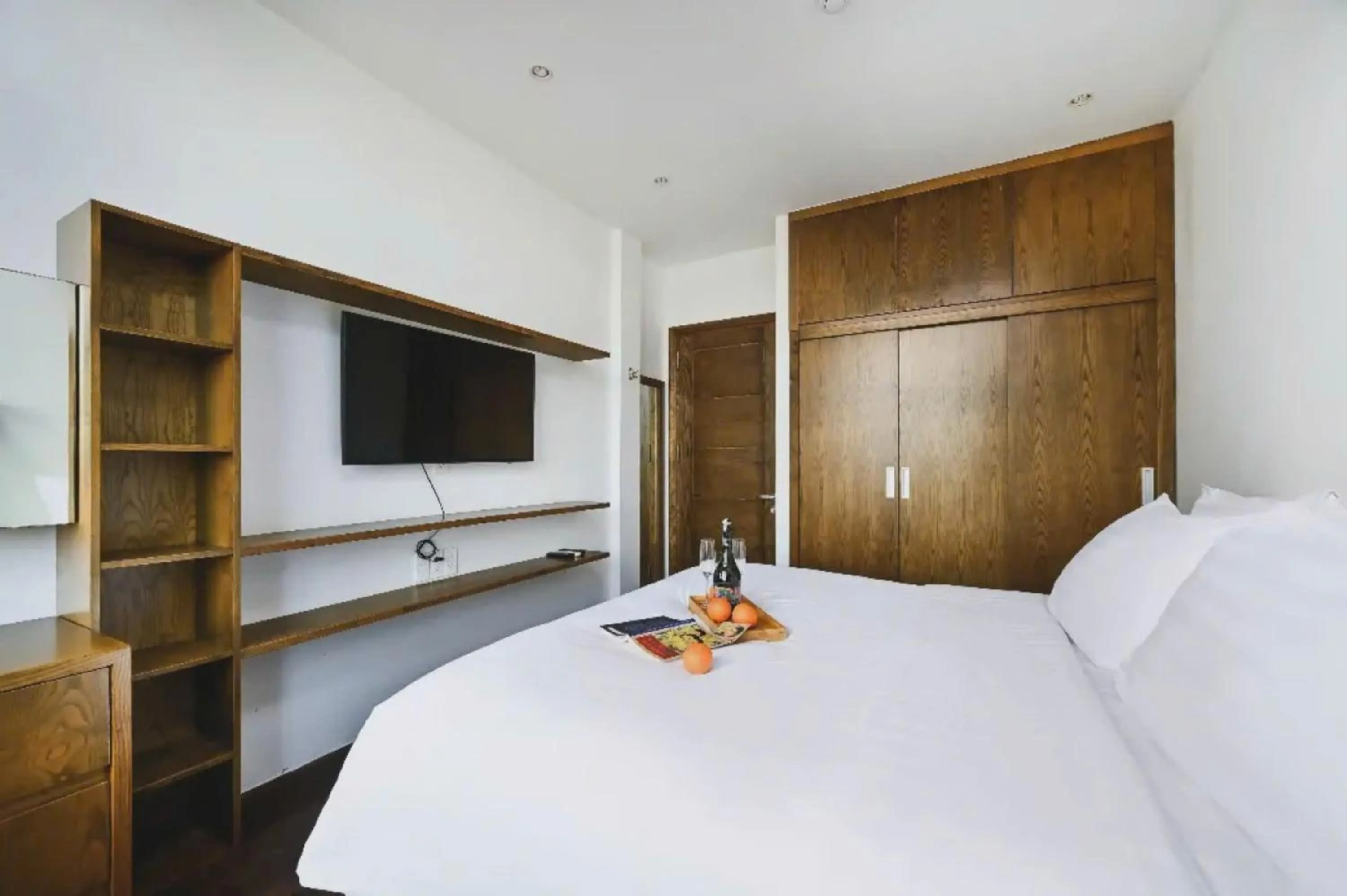 Bed in The Bloom Pham Viet Chanh - Modern Living Space in Saigon - A Top Choice for Western Travelers