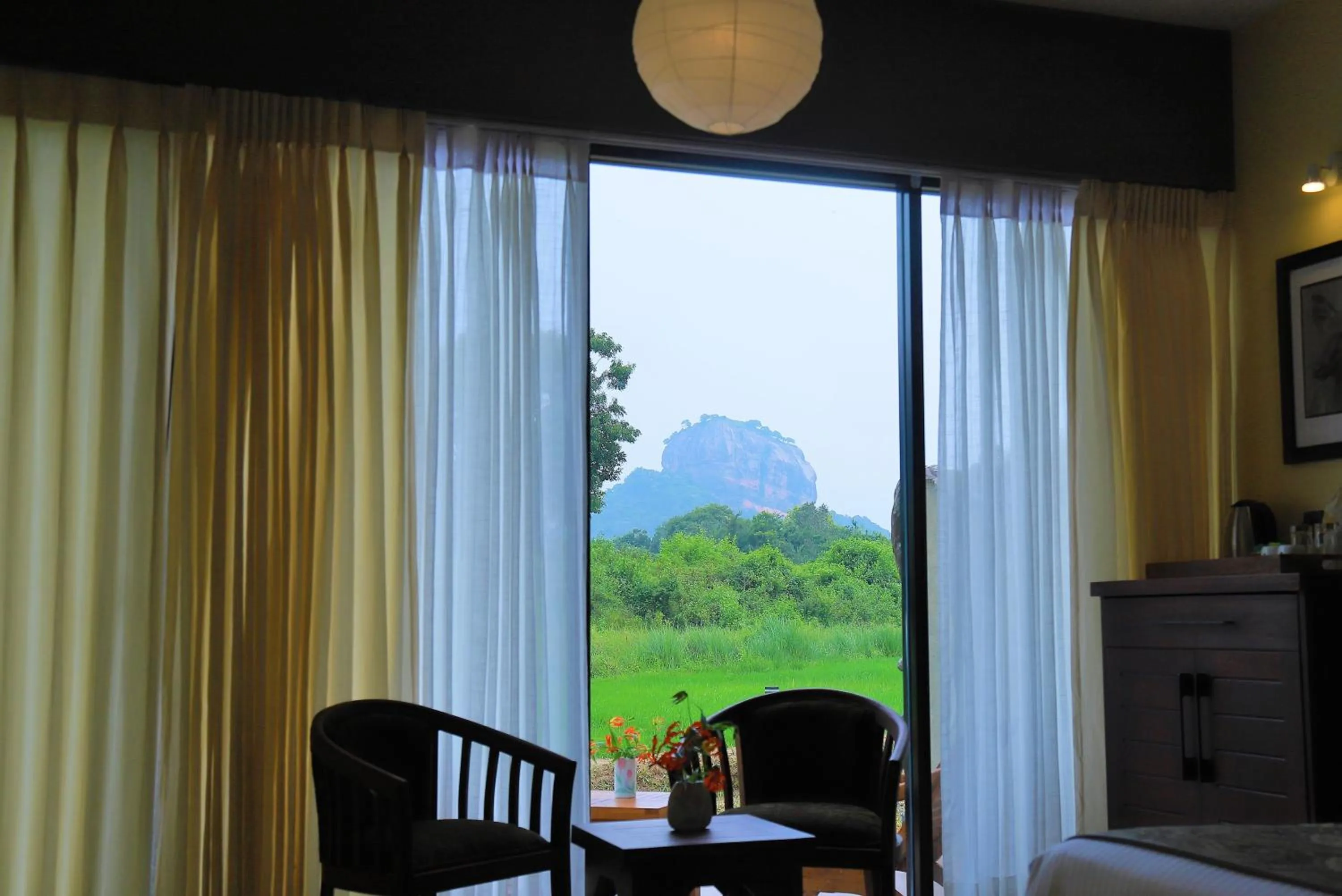 Bird's eye view in Sigiriya King's Resort