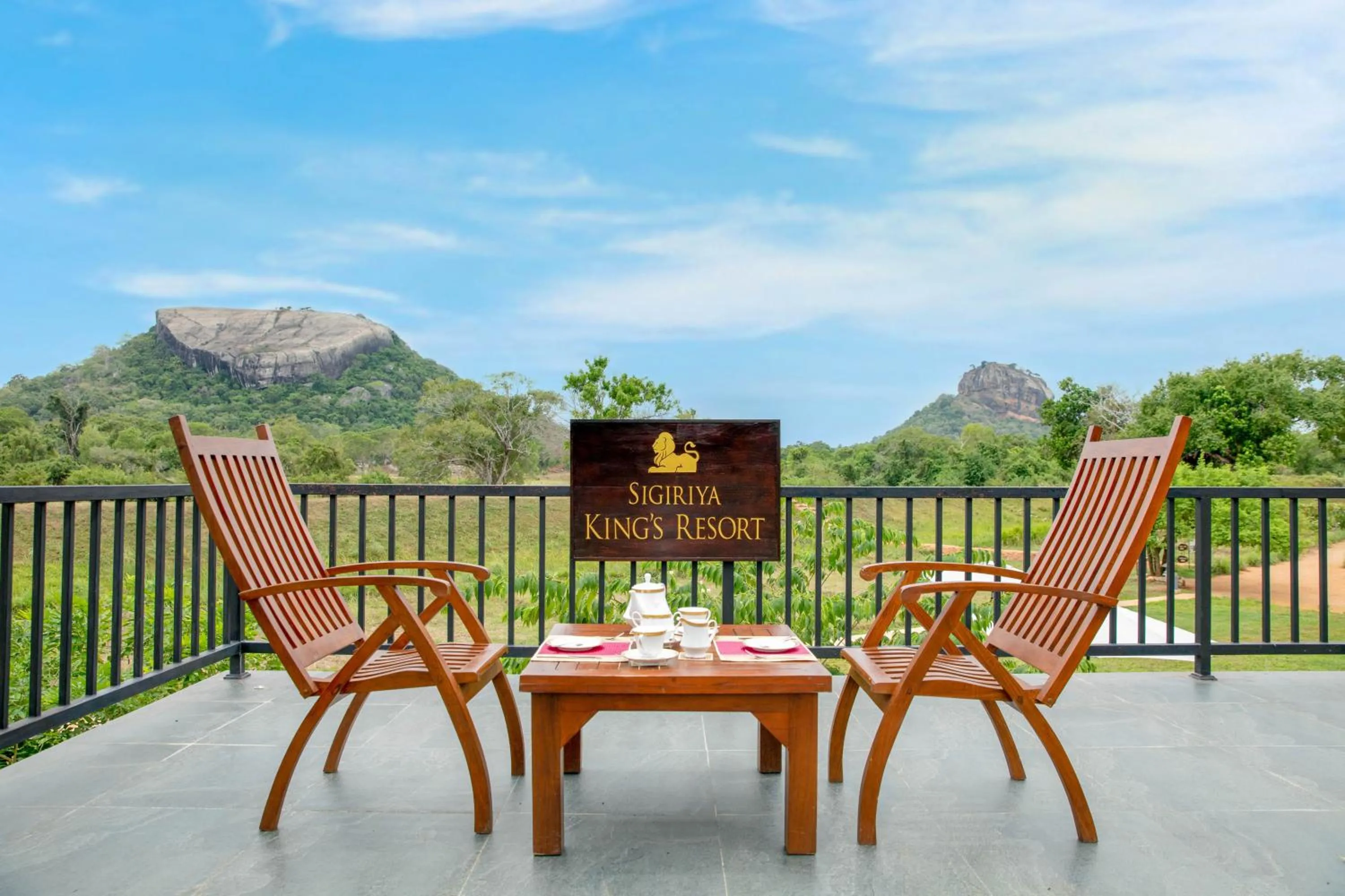 sunbed in Sigiriya King's Resort