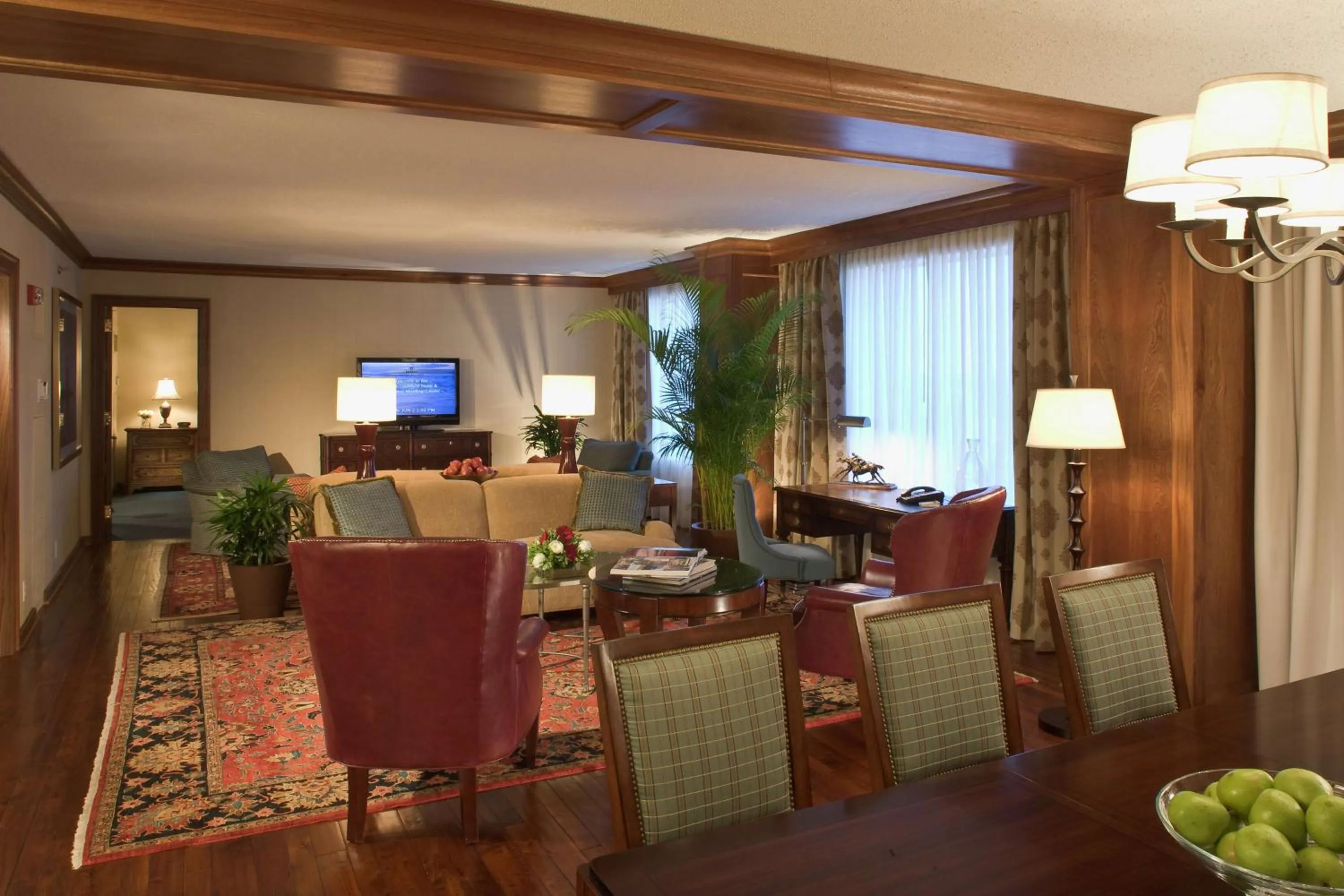 Living room in DoubleTree by Hilton Stamford