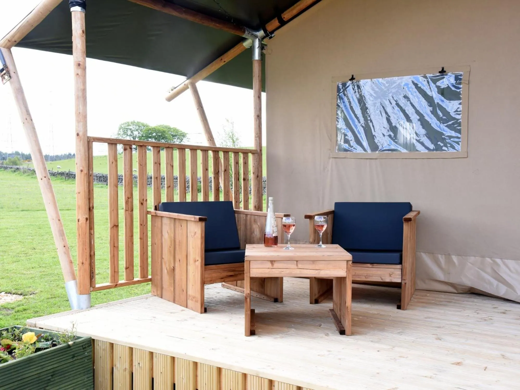 Balcony/Terrace in Carr's Hill Luxury Safari Tents