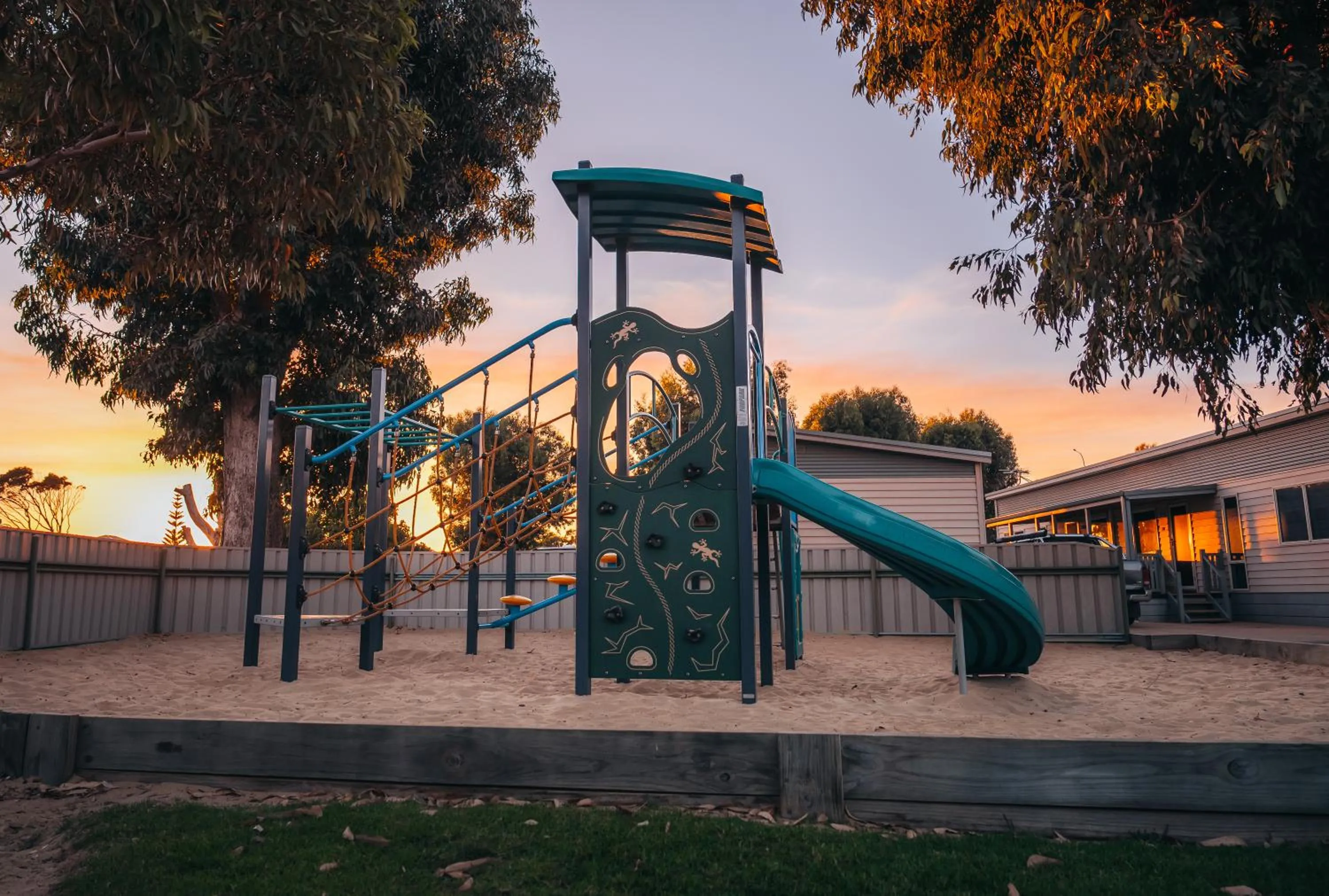 Children play ground in Esperance Bay Holiday Park