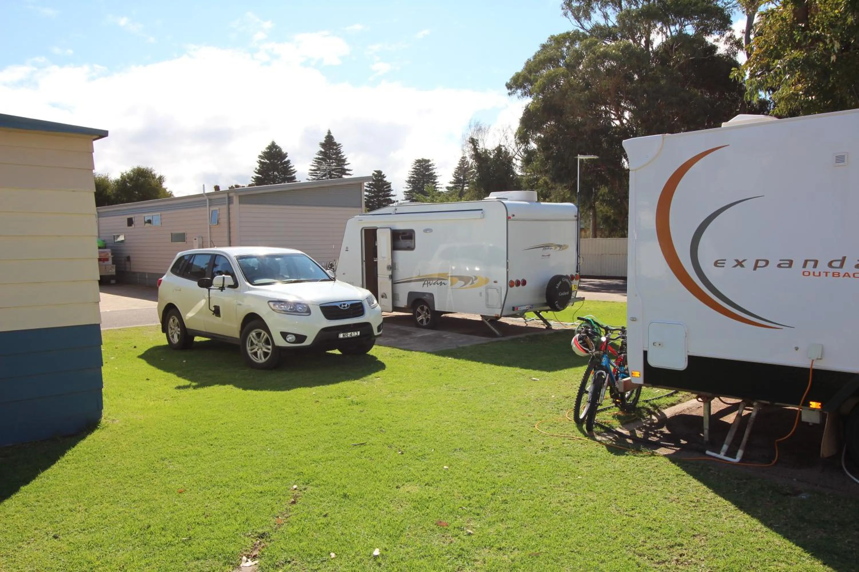 Area and facilities in Esperance Bay Holiday Park