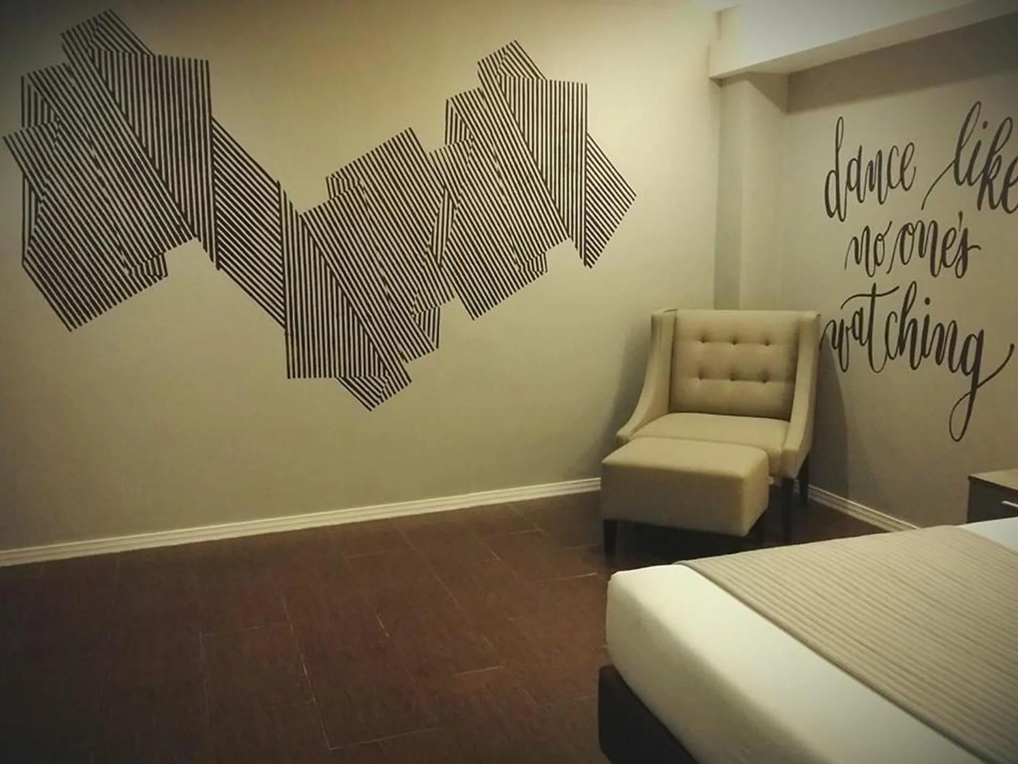 Decorative detail, Bed in Astoria Greenbelt