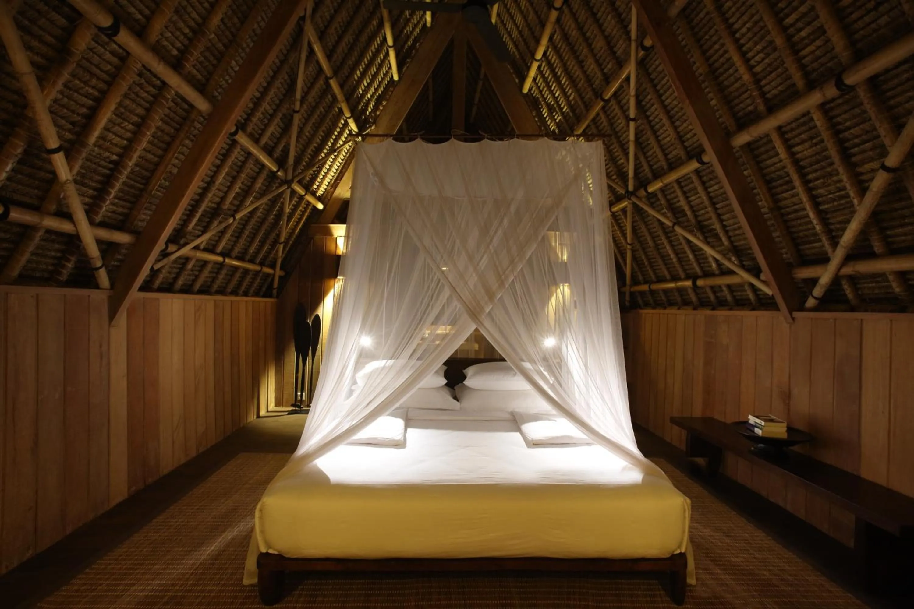 Bed in Jeeva Beloam Beach Camp