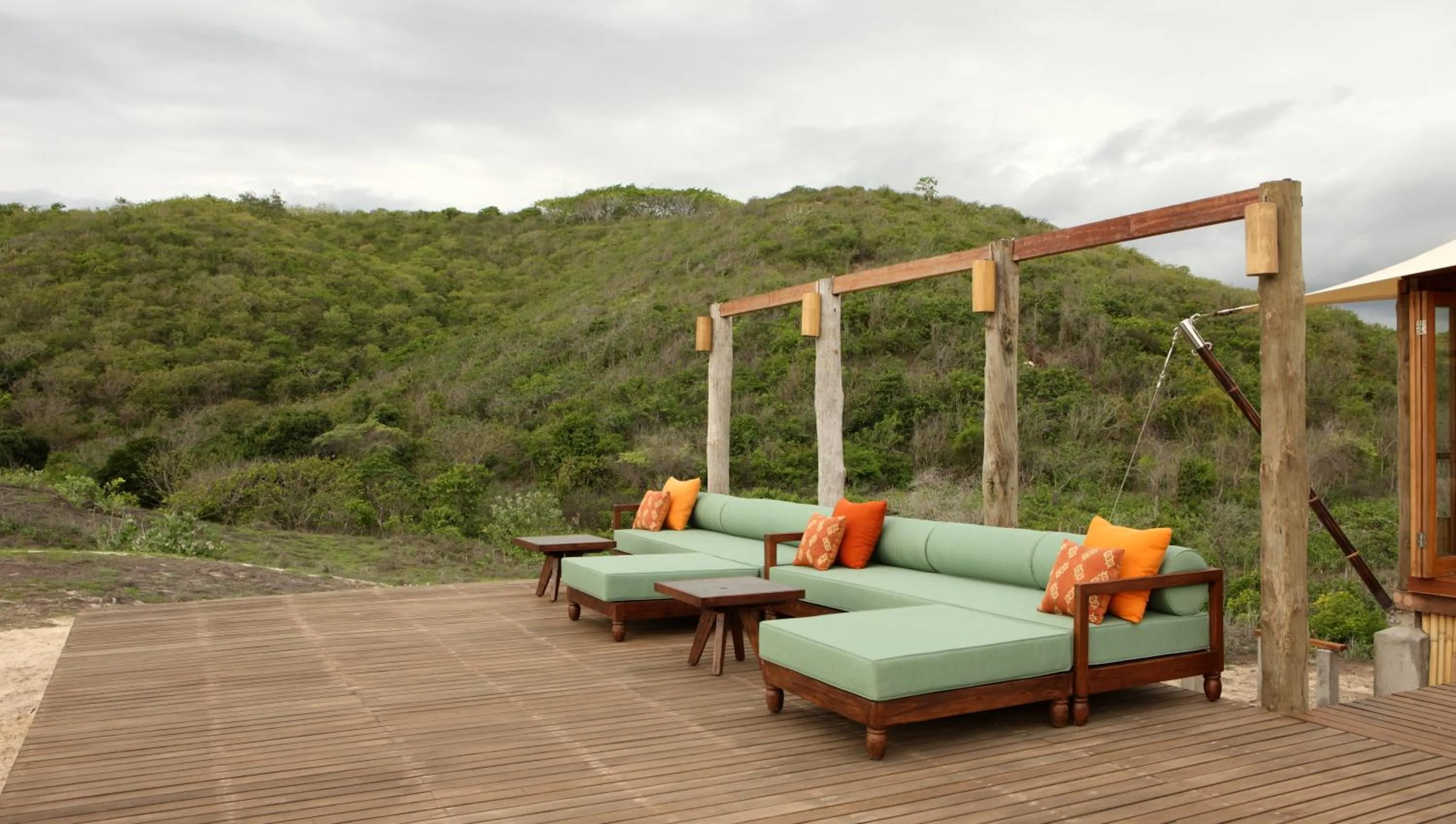 Balcony/Terrace in Jeeva Beloam Beach Camp