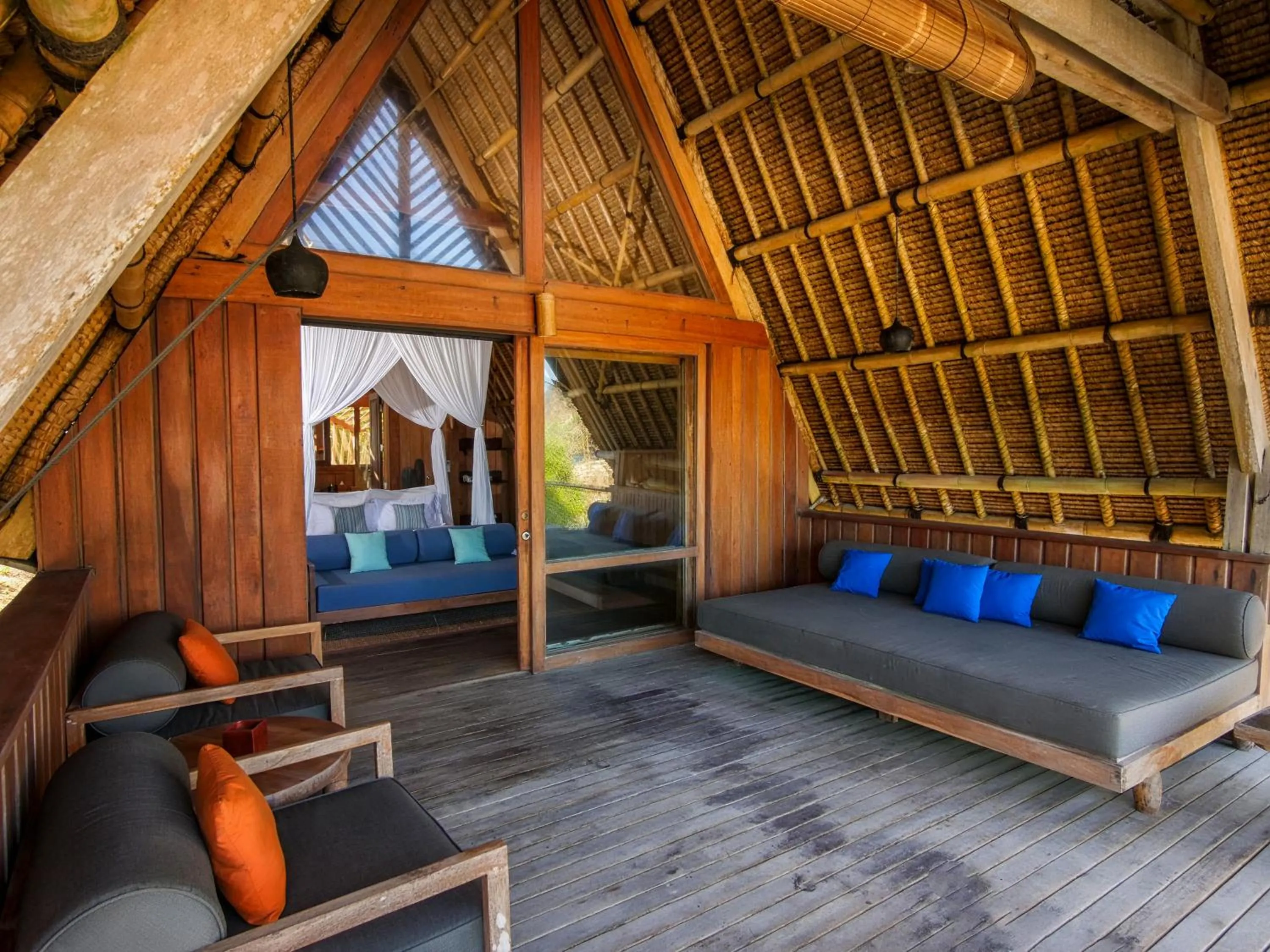 Facade/entrance in Jeeva Beloam Beach Camp