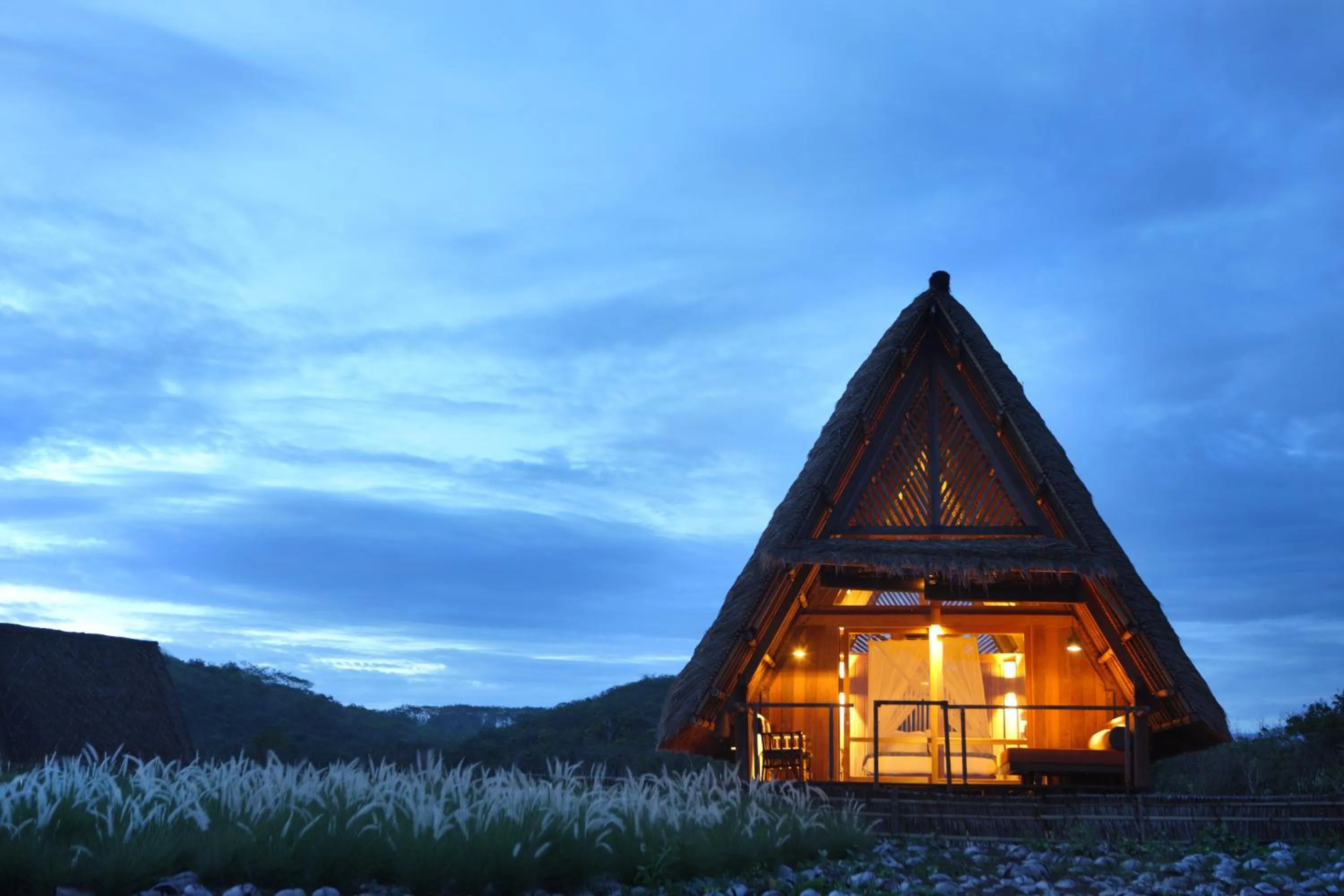 Facade/entrance in Jeeva Beloam Beach Camp