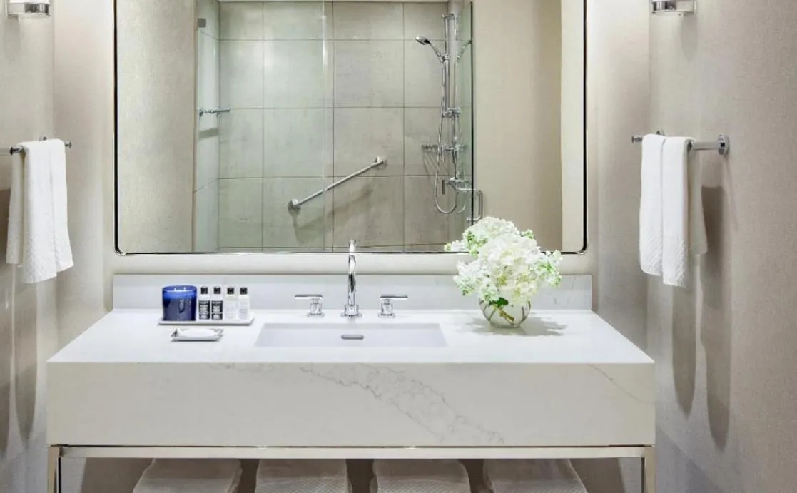 Shower in The Marquette Hotel, Curio Collection by Hilton