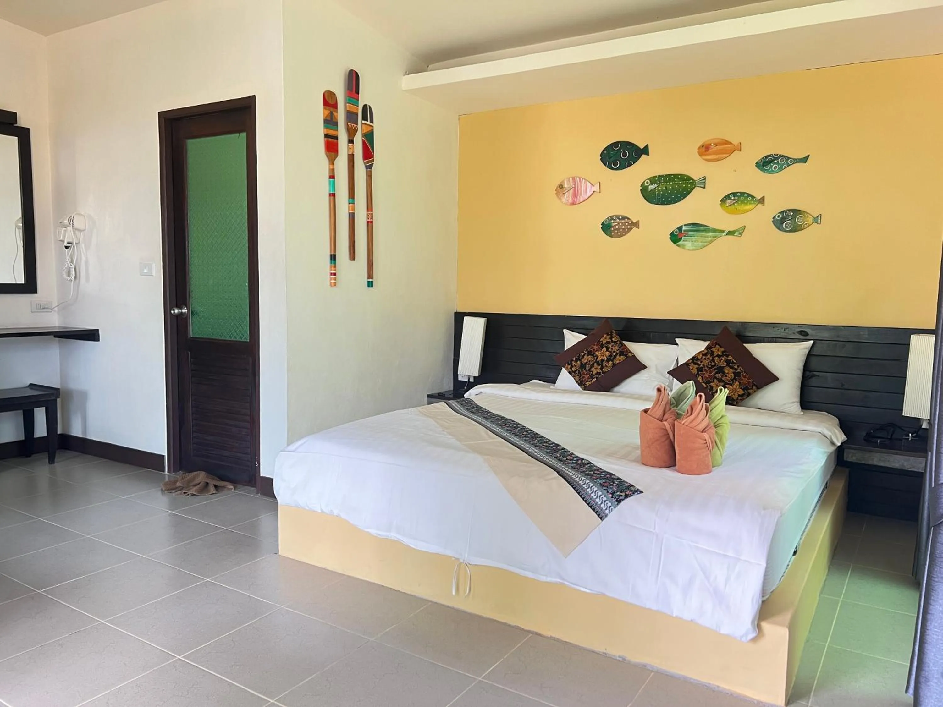 Bedroom, Bed in Coco Lanta Resort - SHA Extra Plus