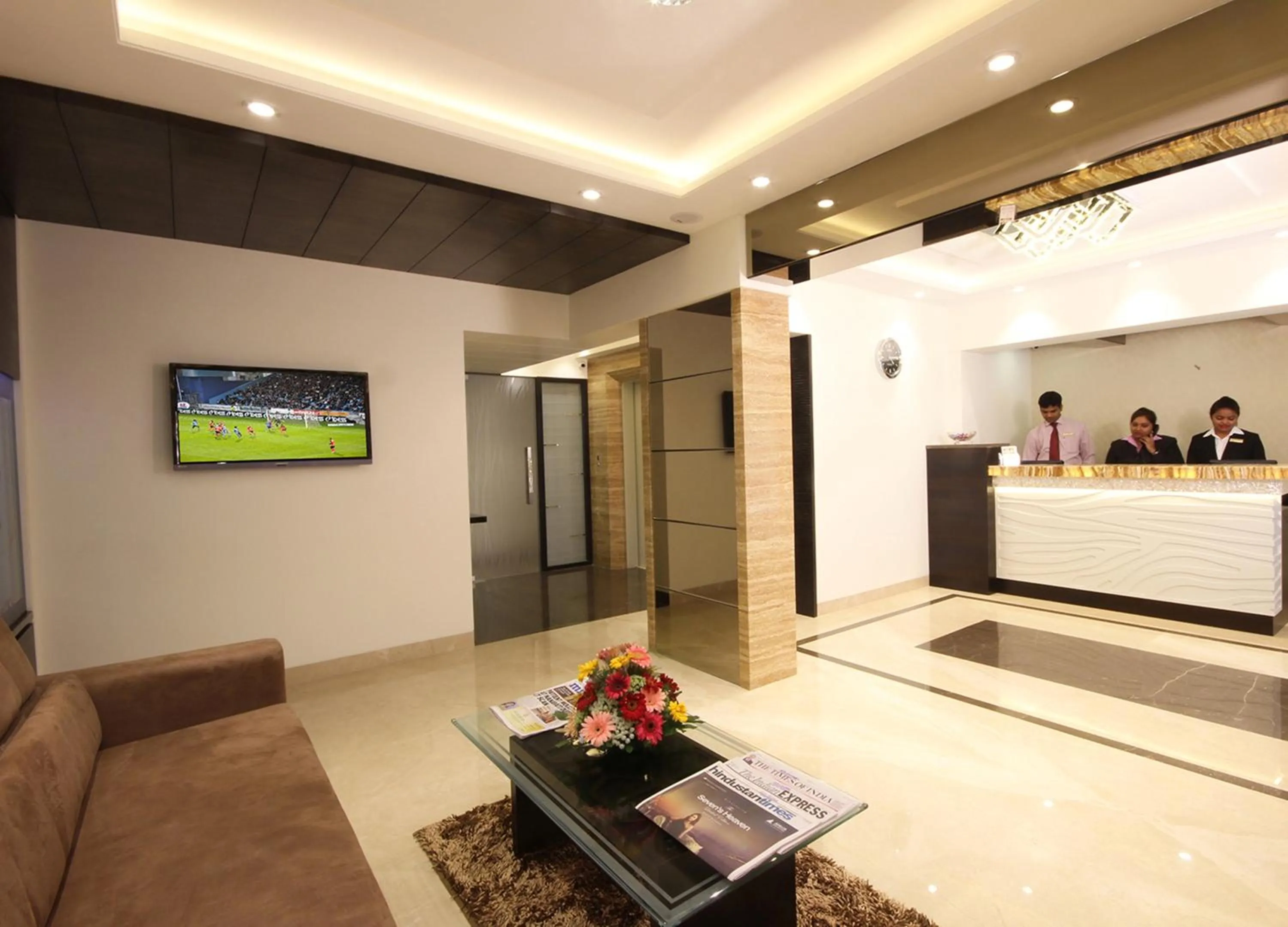 Lobby or reception in Hotel Columbus