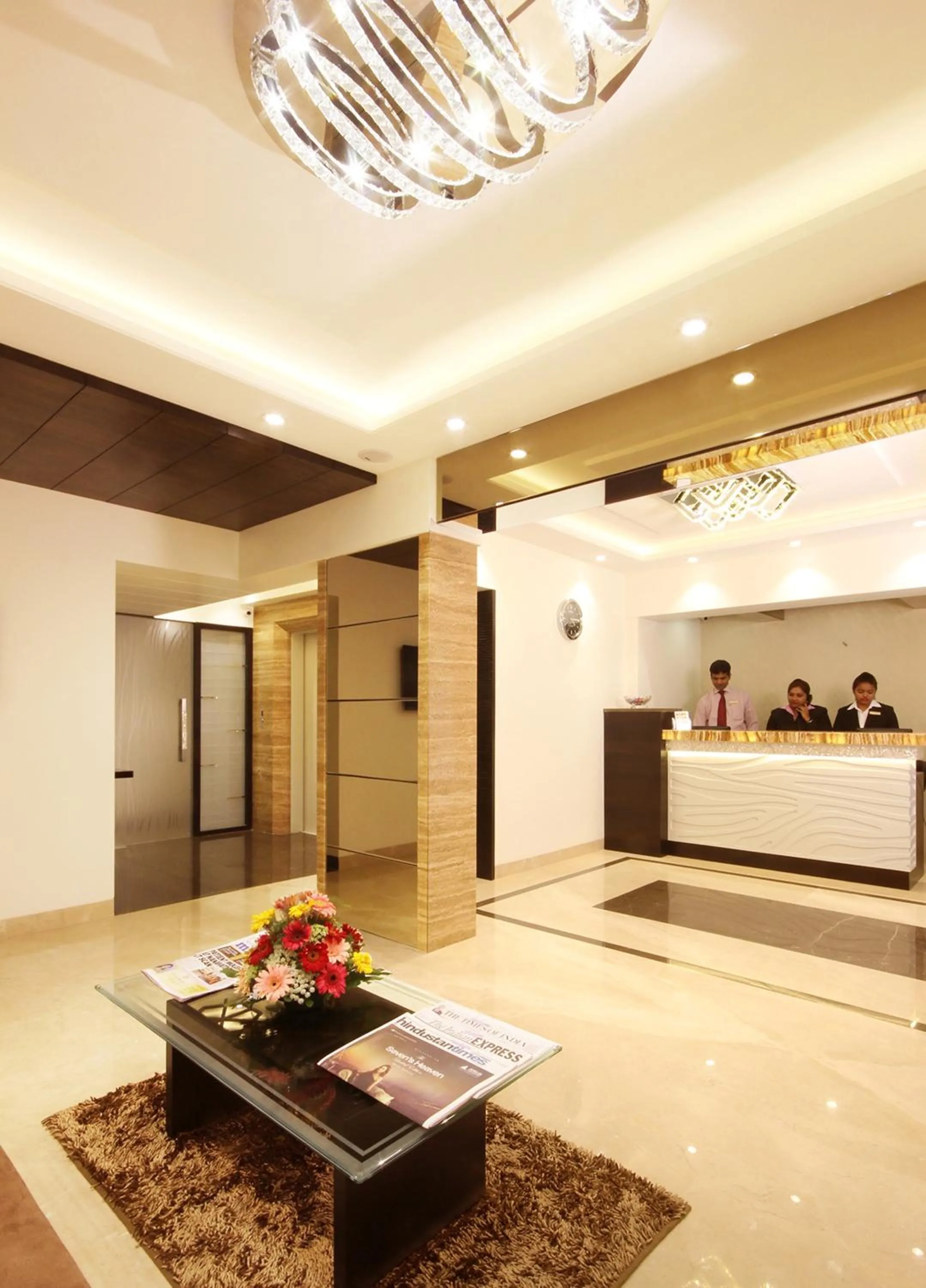 Lobby or reception in Hotel Columbus