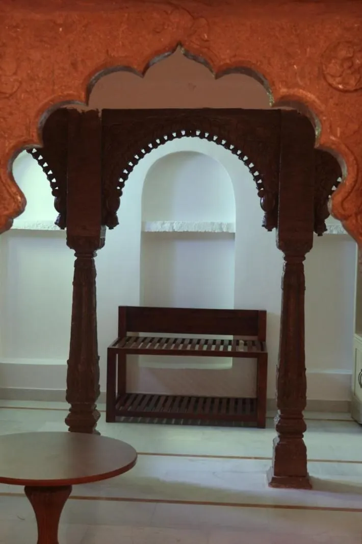 Decorative detail in Dev Niwas - Heritage Hotel