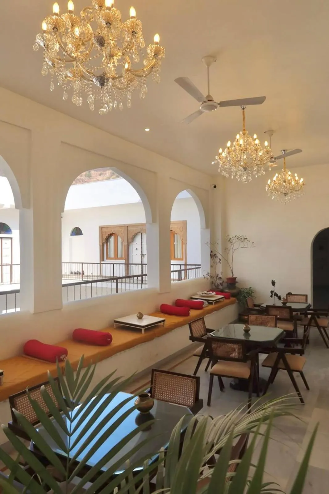 Seating area in Dev Niwas - Heritage Hotel