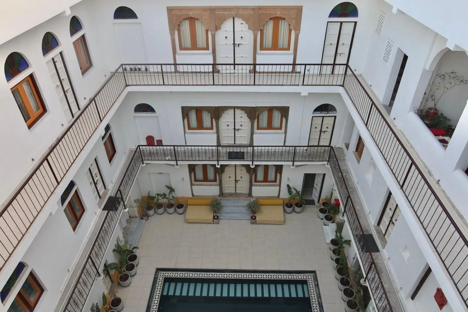 Swimming pool in Dev Niwas - Heritage Hotel