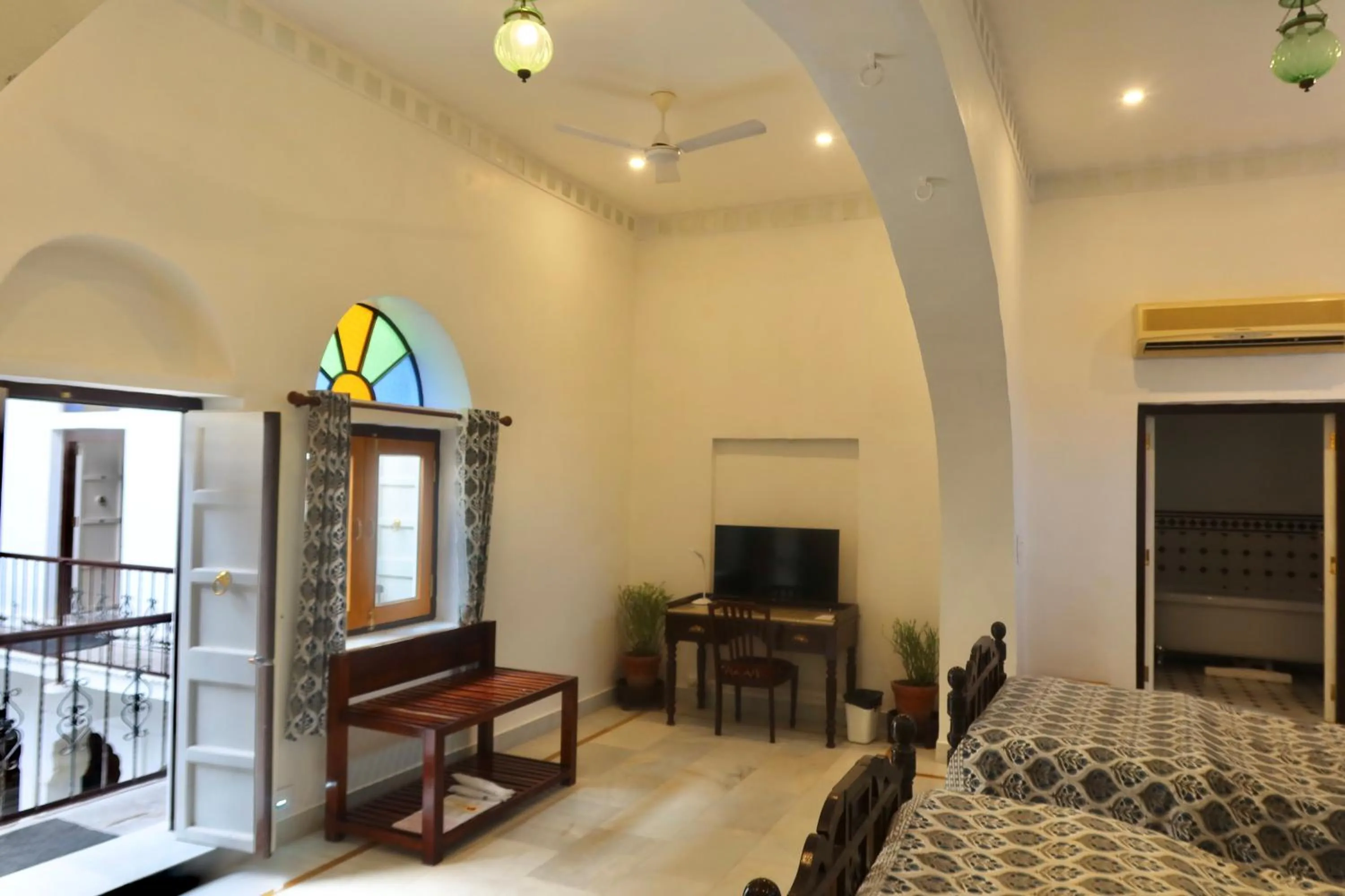 Decorative detail in Dev Niwas - Heritage Hotel