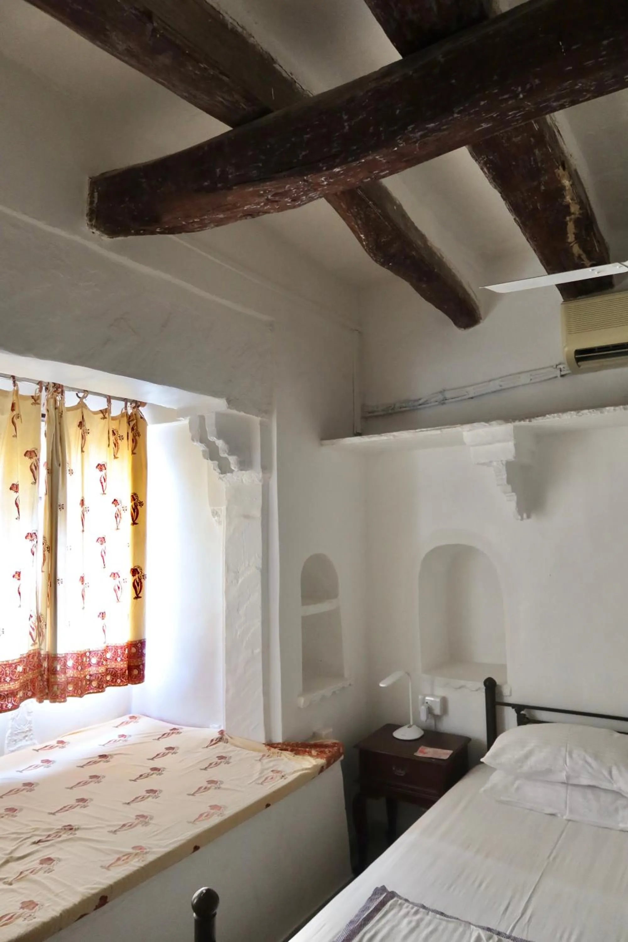 Decorative detail, Bed in Dev Niwas - Heritage Hotel