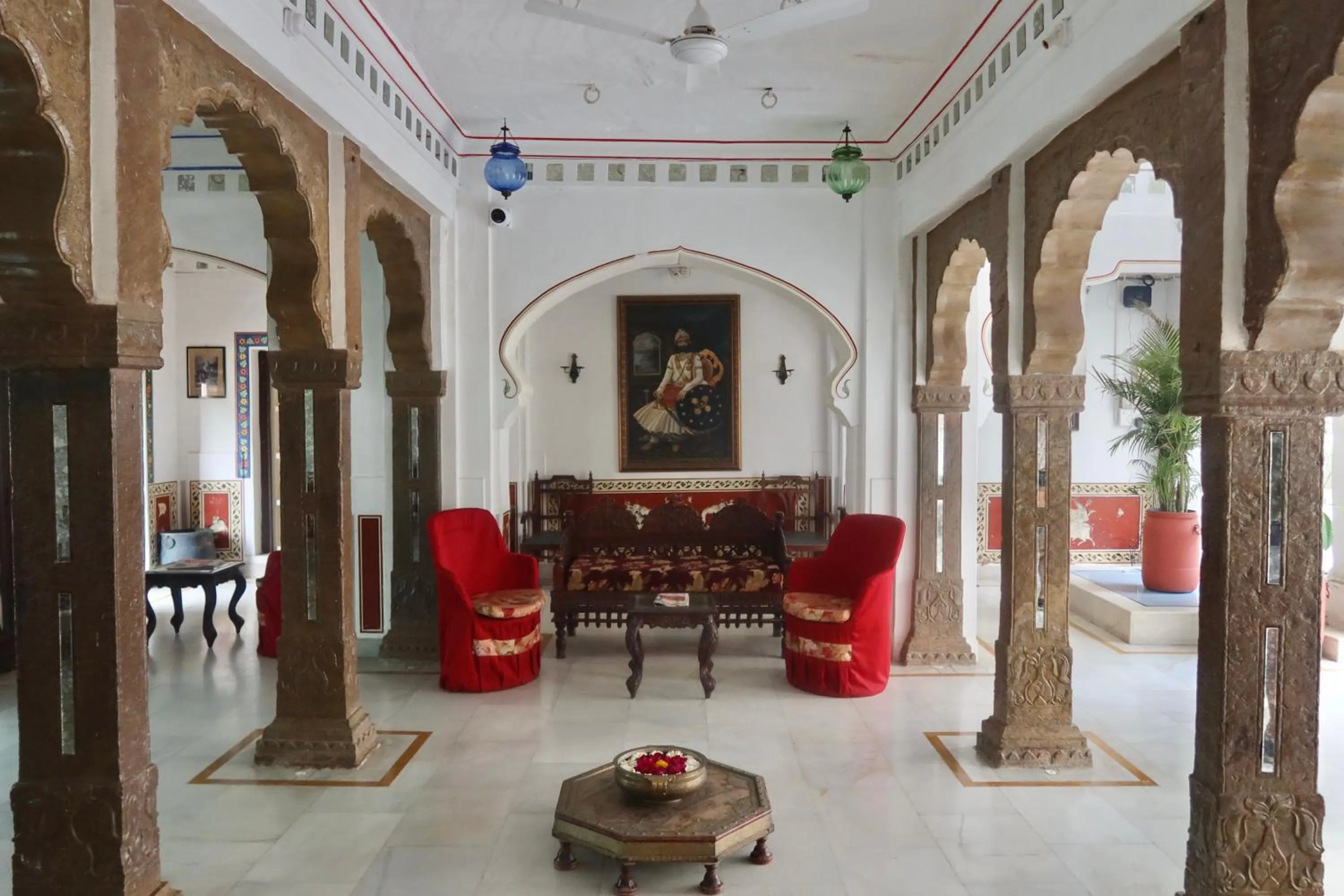Lobby or reception in Dev Niwas - Heritage Hotel