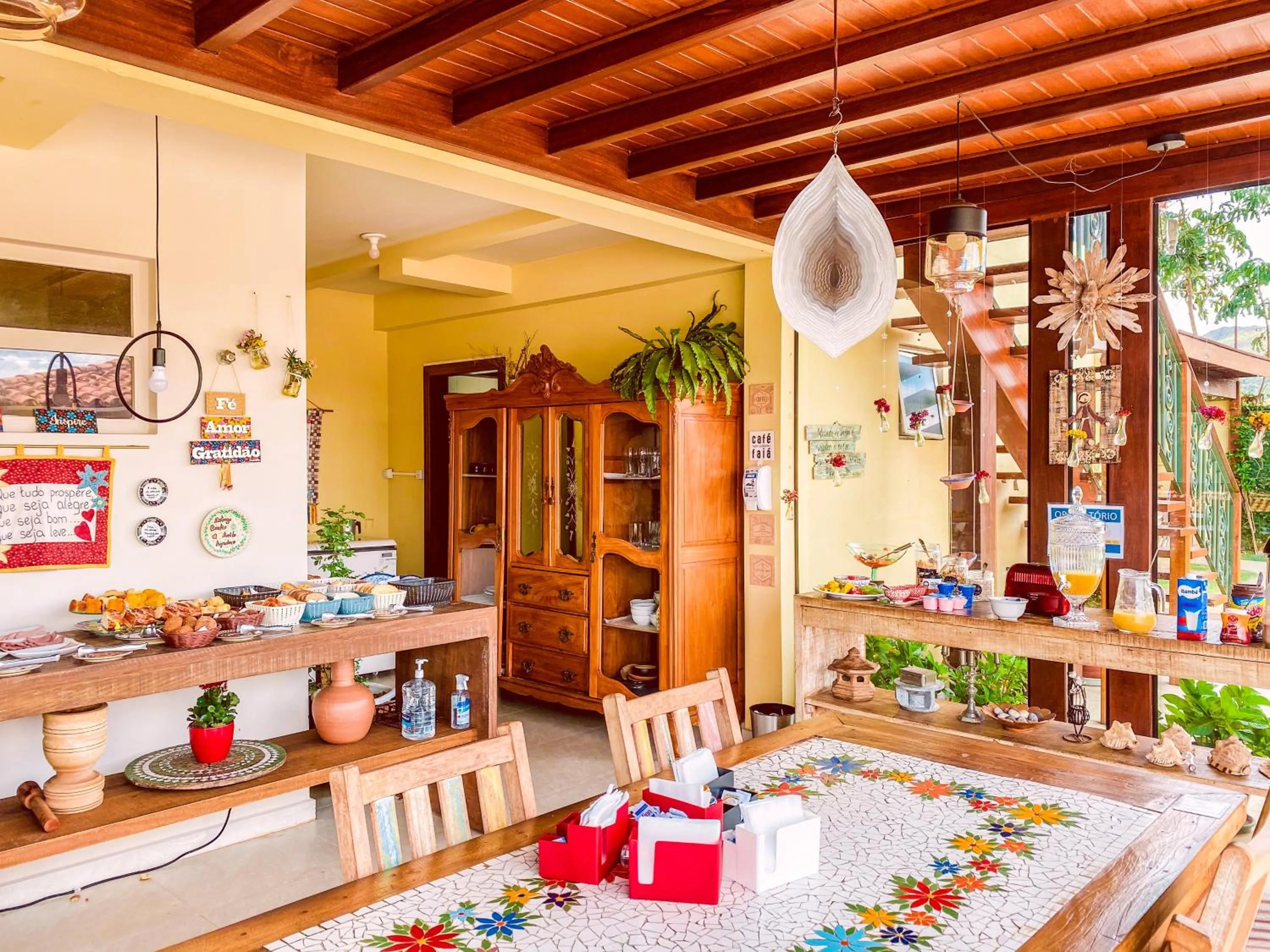 Breakfast in Pousada Quintal da Lua