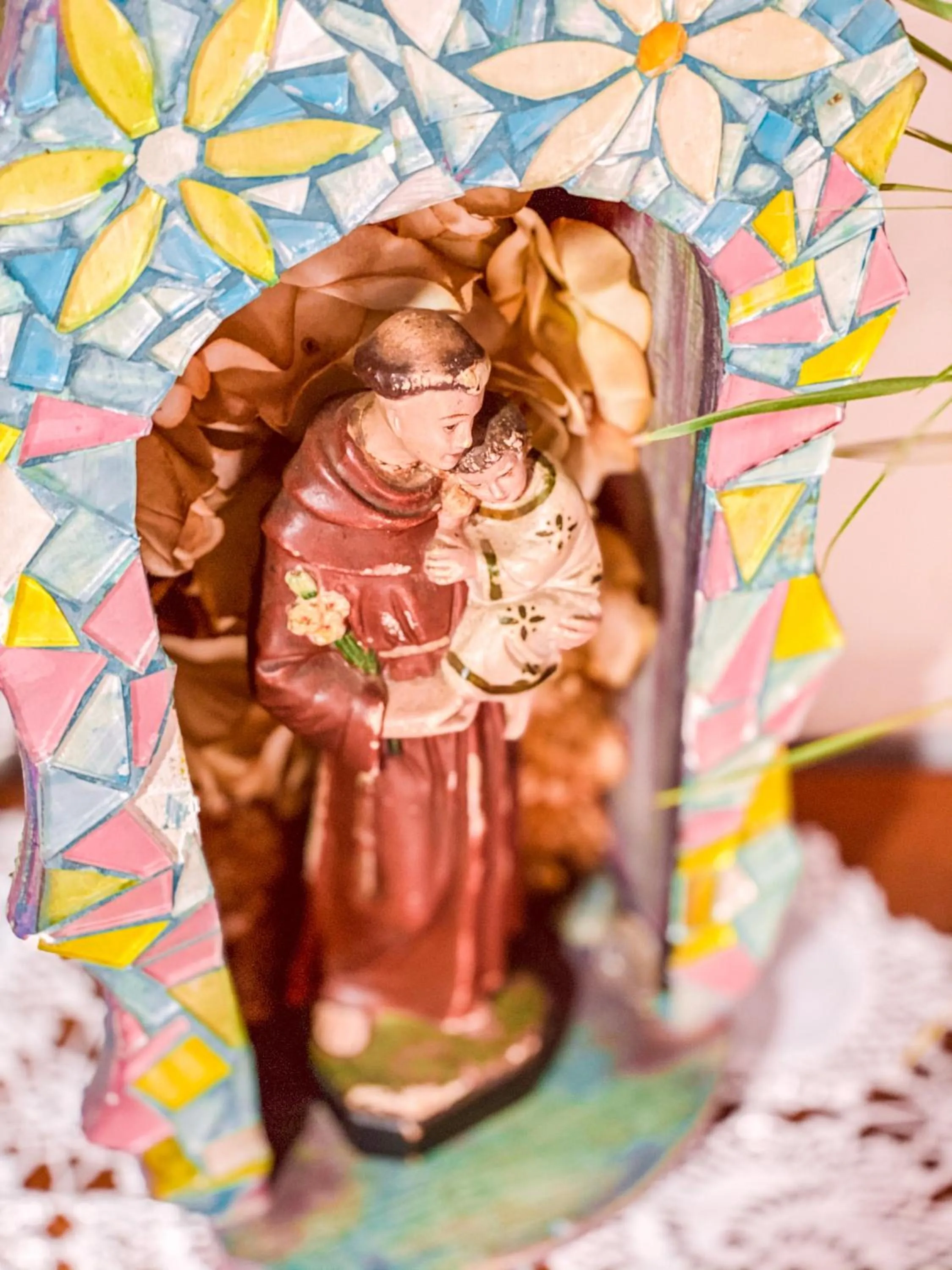 Decorative detail in Pousada Quintal da Lua