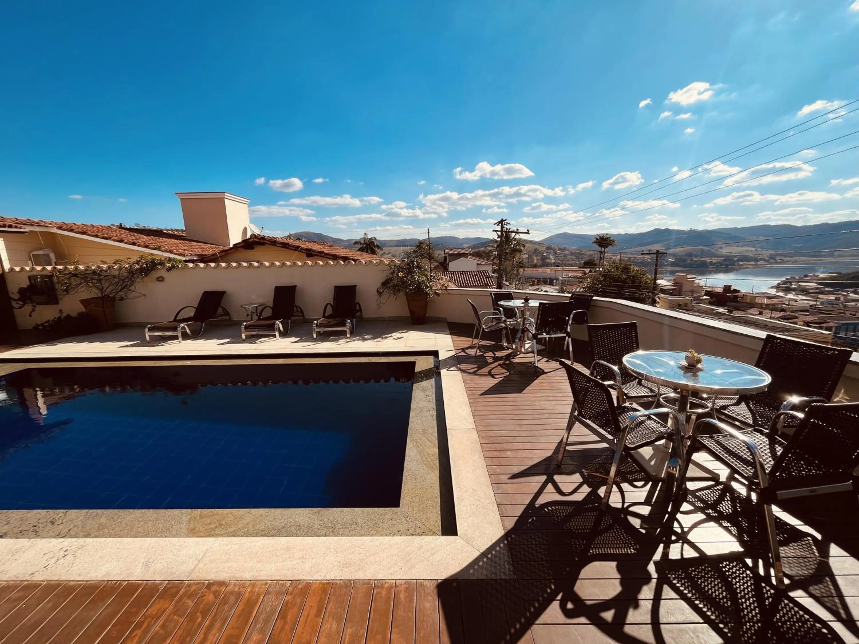 Swimming pool in Pousada Quintal da Lua
