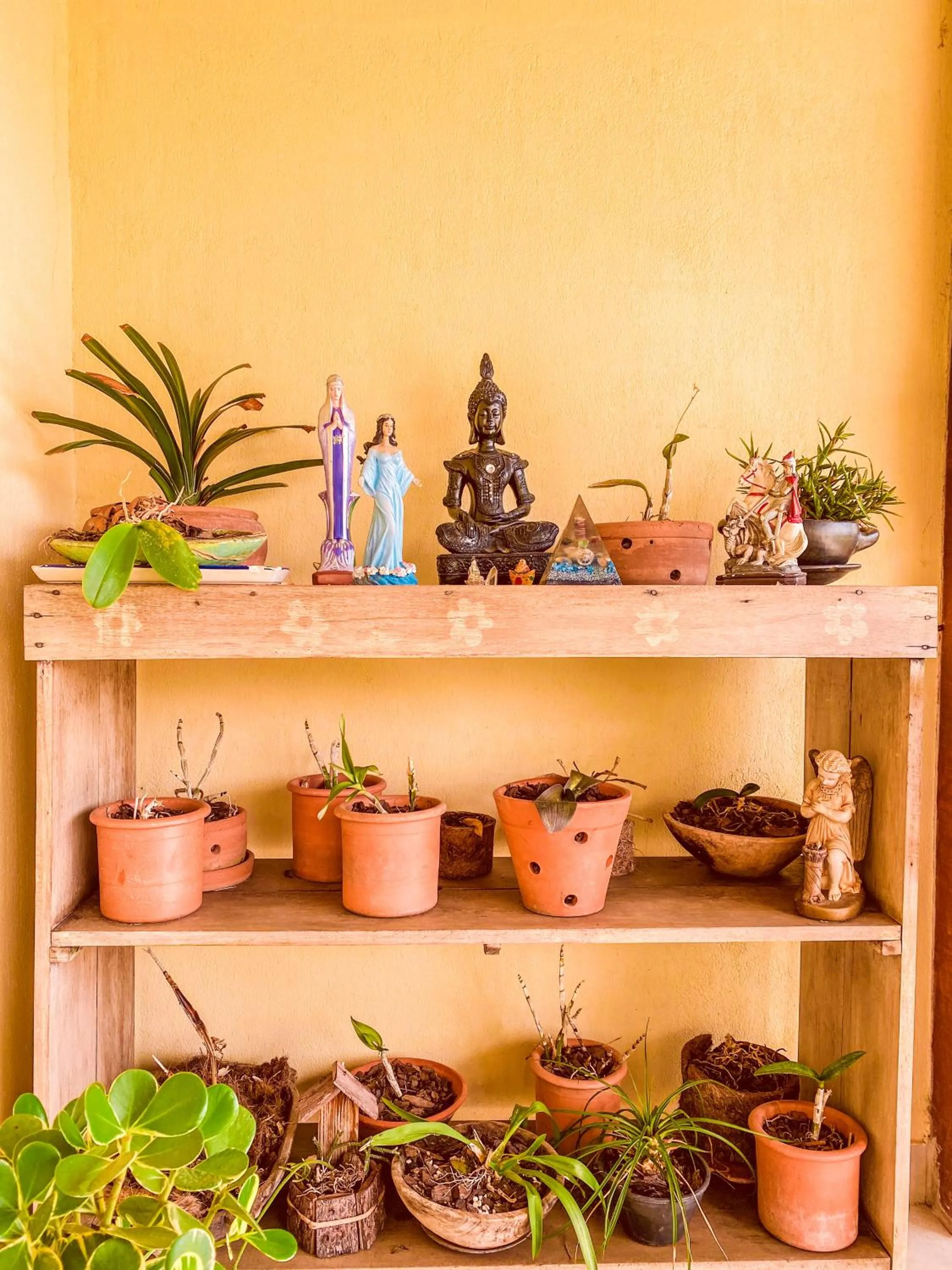 Decorative detail in Pousada Quintal da Lua