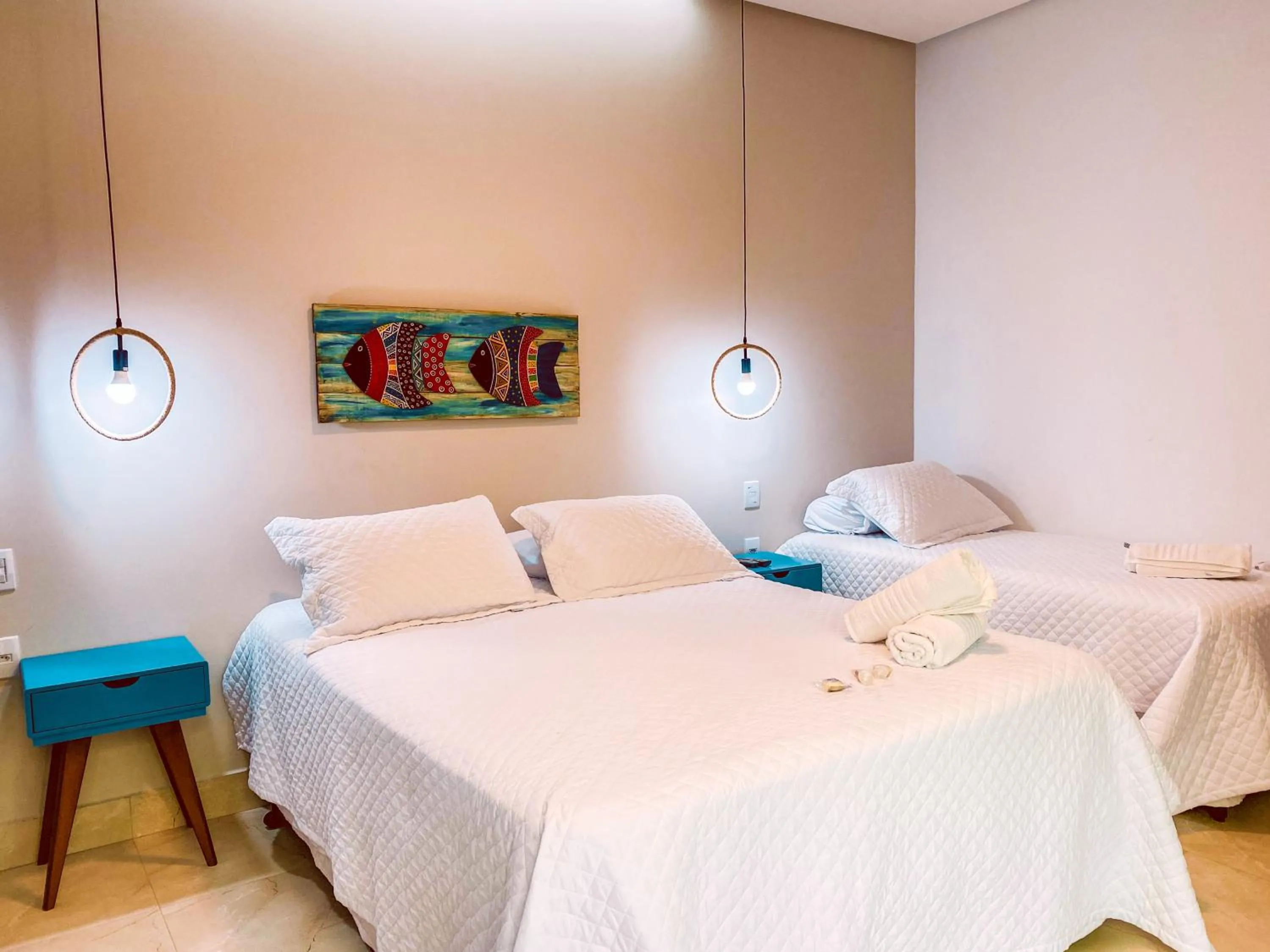 Bedroom, Bed in Pousada Quintal da Lua