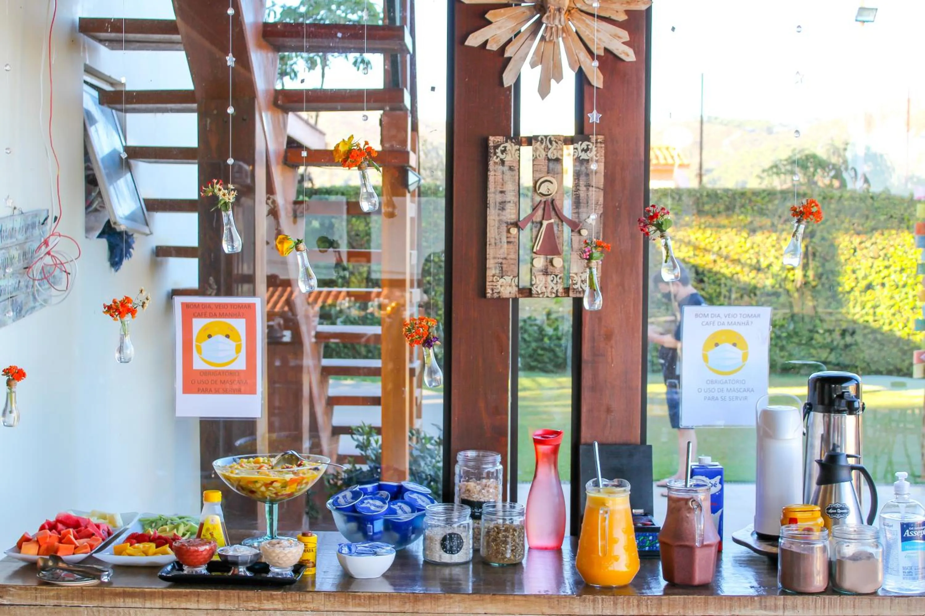 Breakfast in Pousada Quintal da Lua