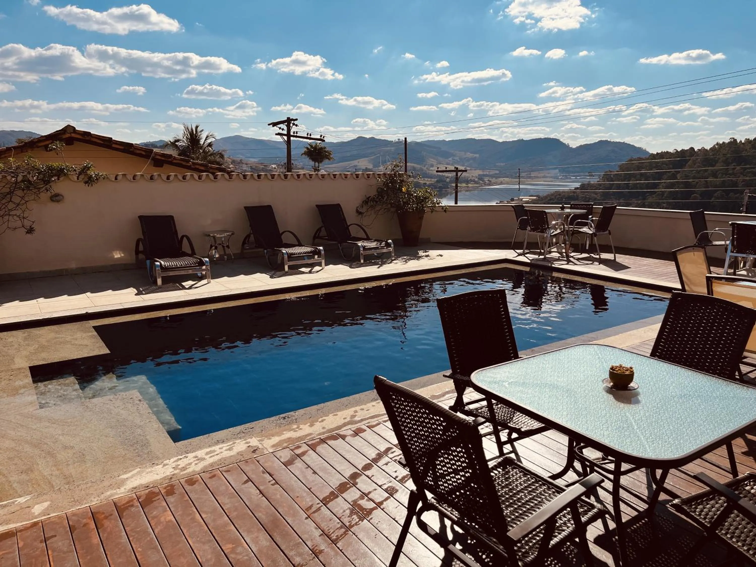 Swimming pool in Pousada Quintal da Lua