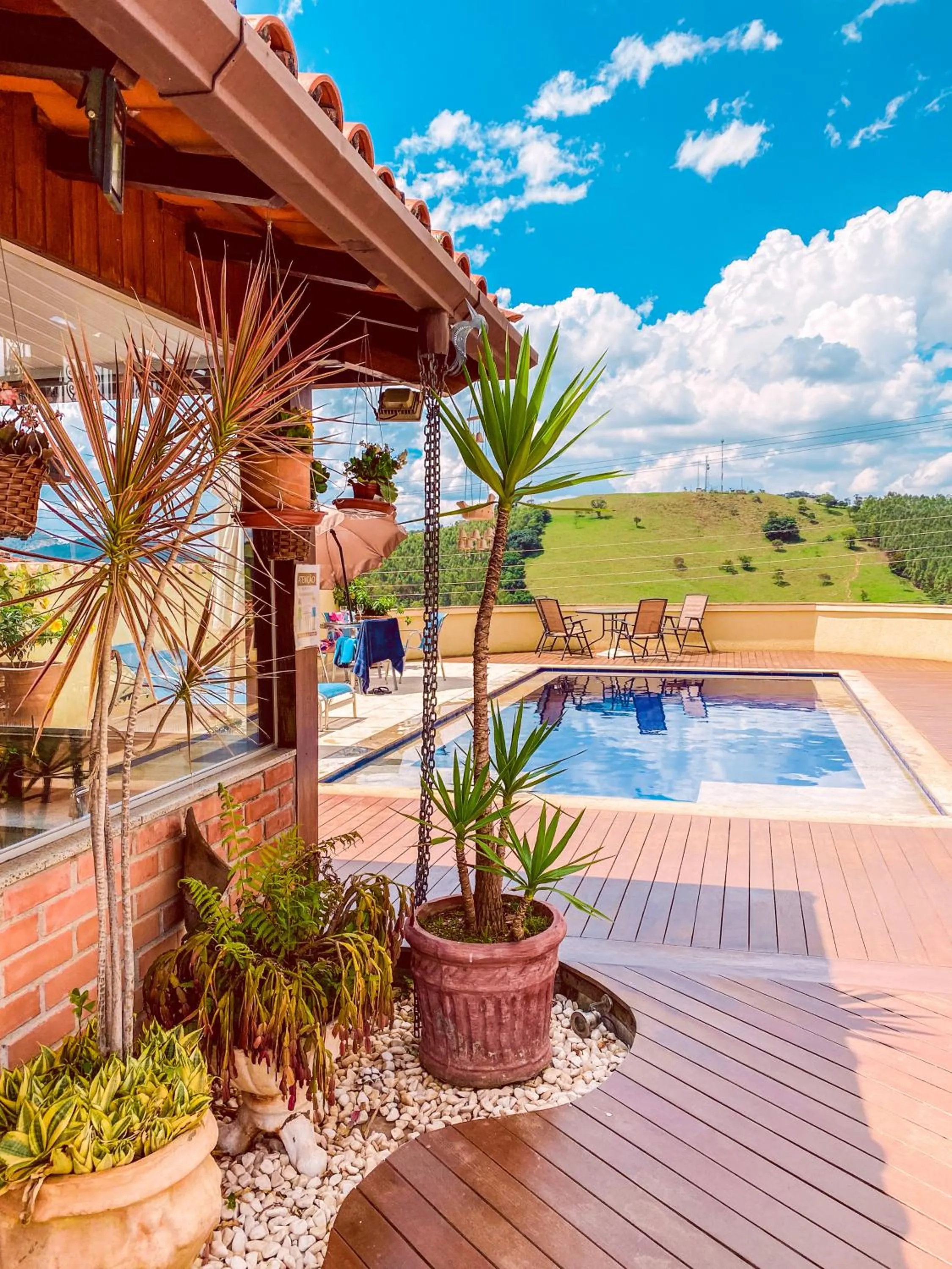 Sauna in Pousada Quintal da Lua