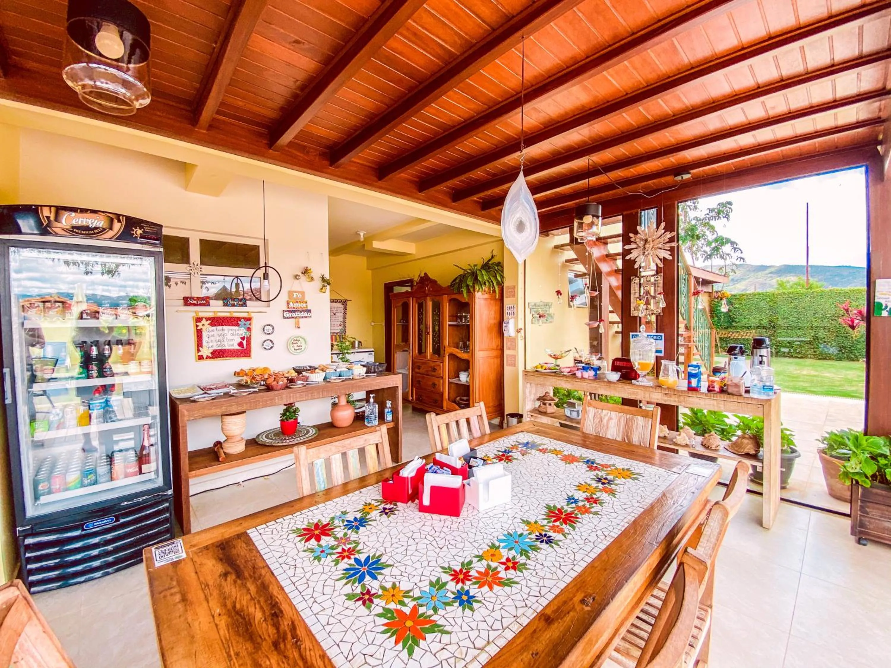 Breakfast in Pousada Quintal da Lua