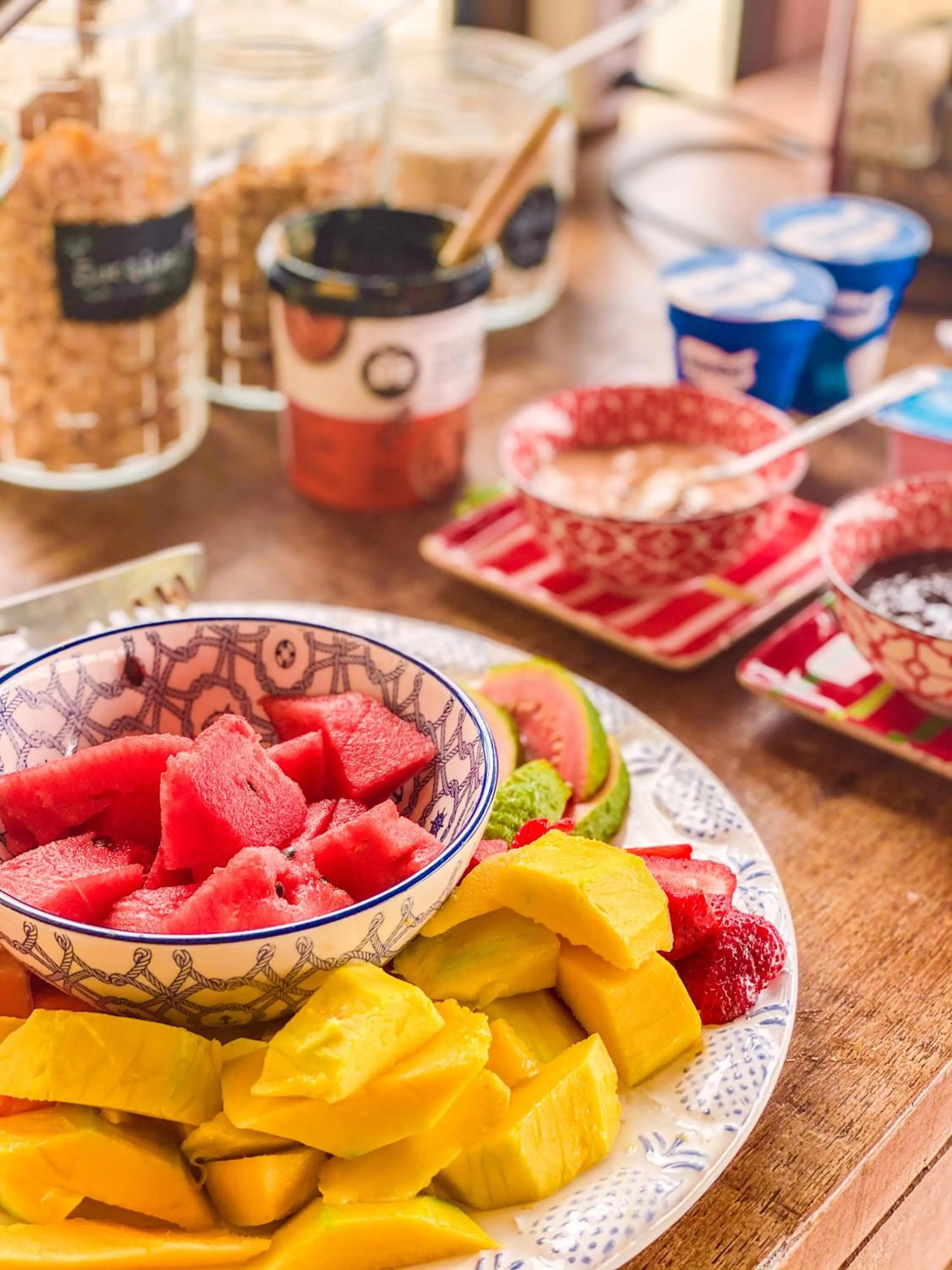 Breakfast in Pousada Quintal da Lua