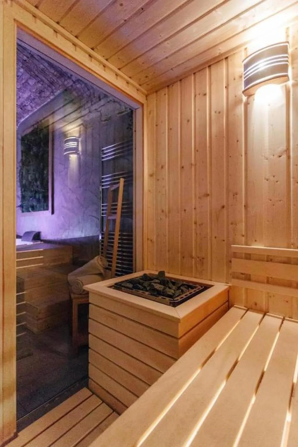 Sauna in Wellness Rooms Central