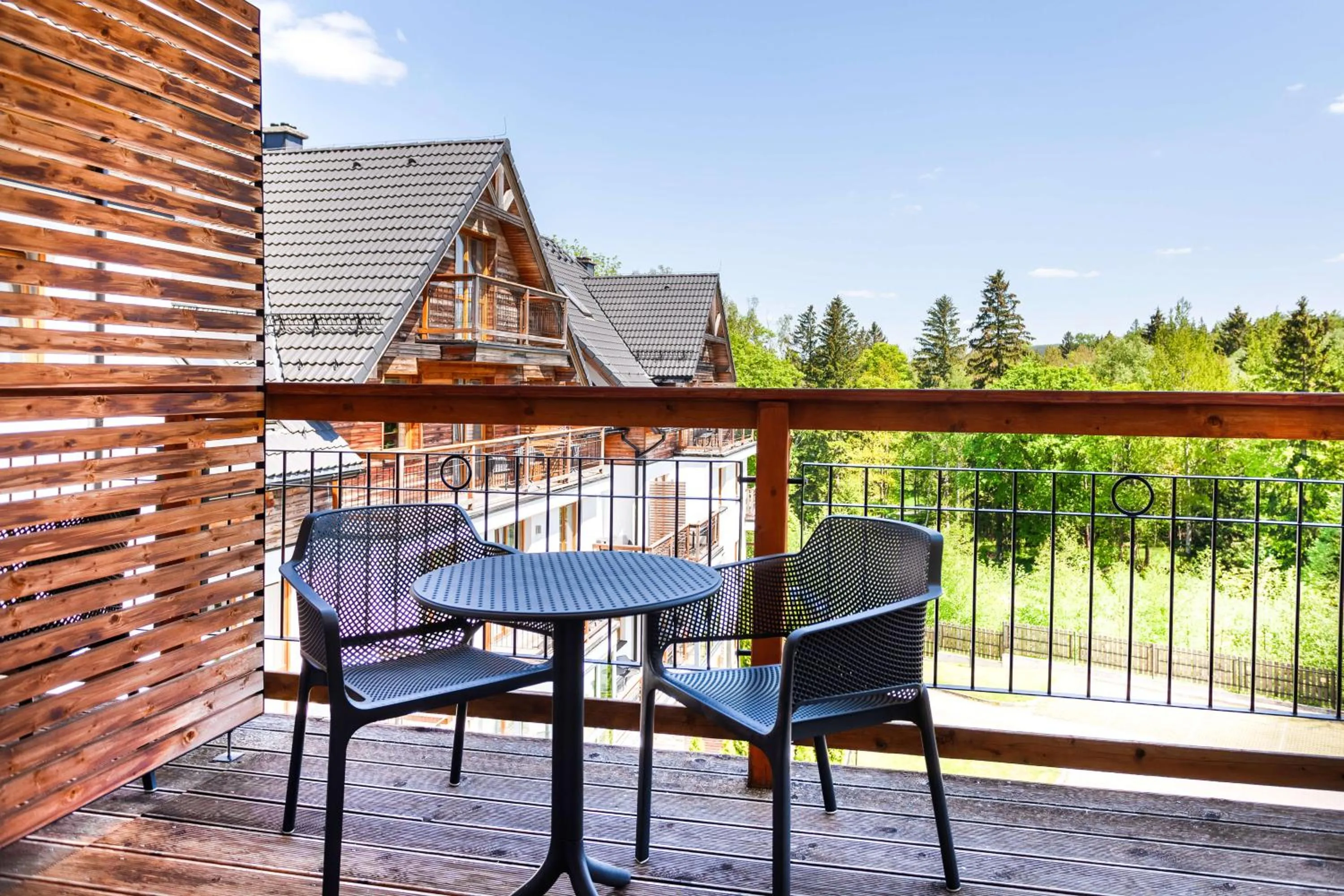 Balcony/Terrace in Aparthotel Cristal Resort Szklarska Poręba by Zdrojowa