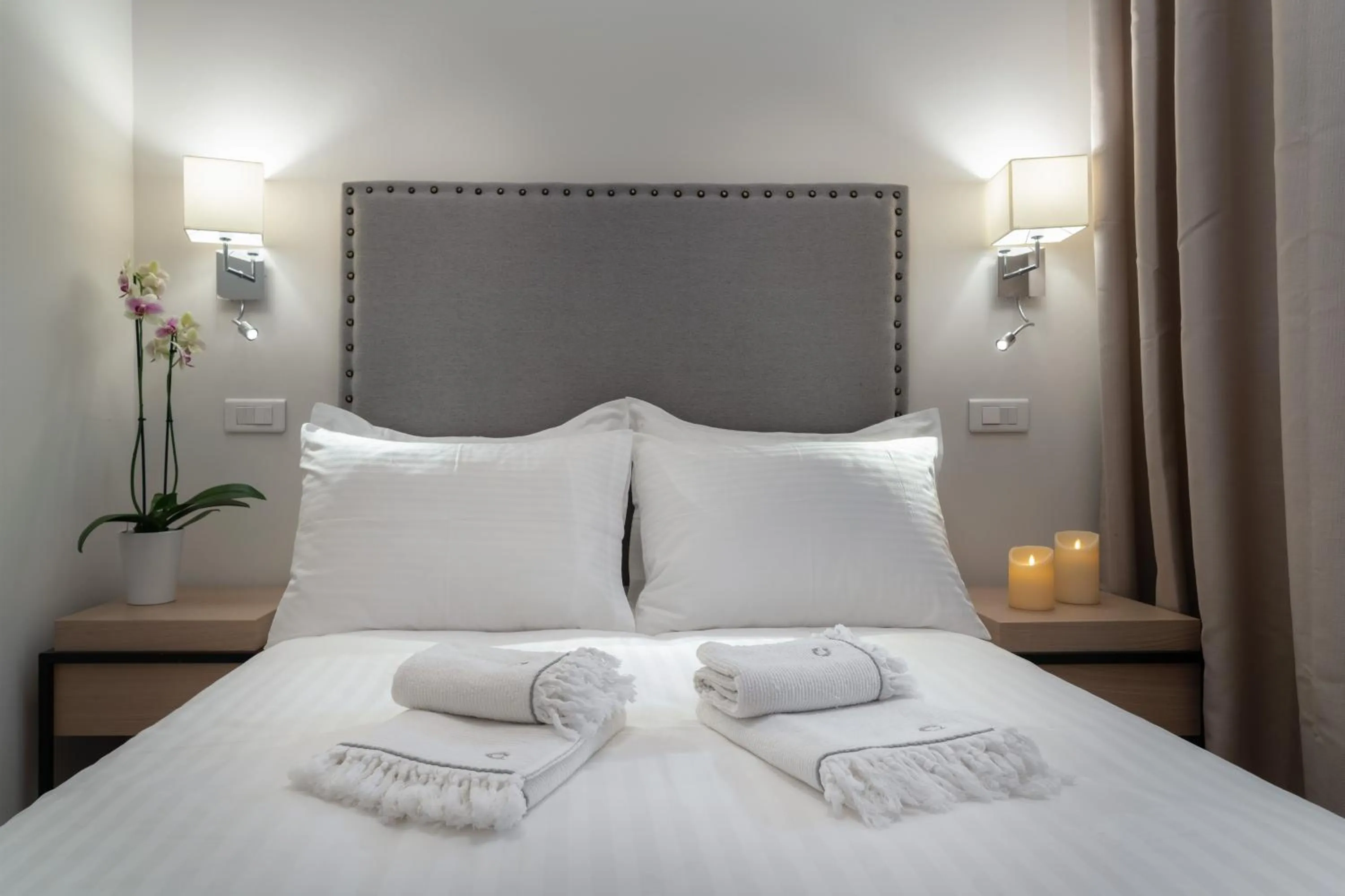 Bed in Porto Vecchio Luxury Suites