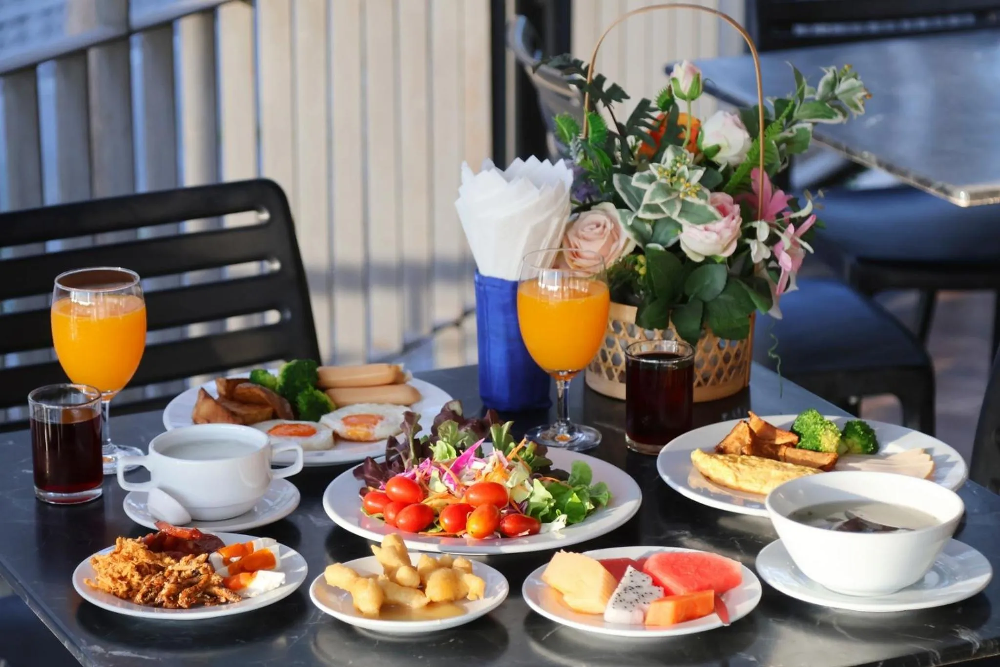 Food in The Cavalli Casa Resort