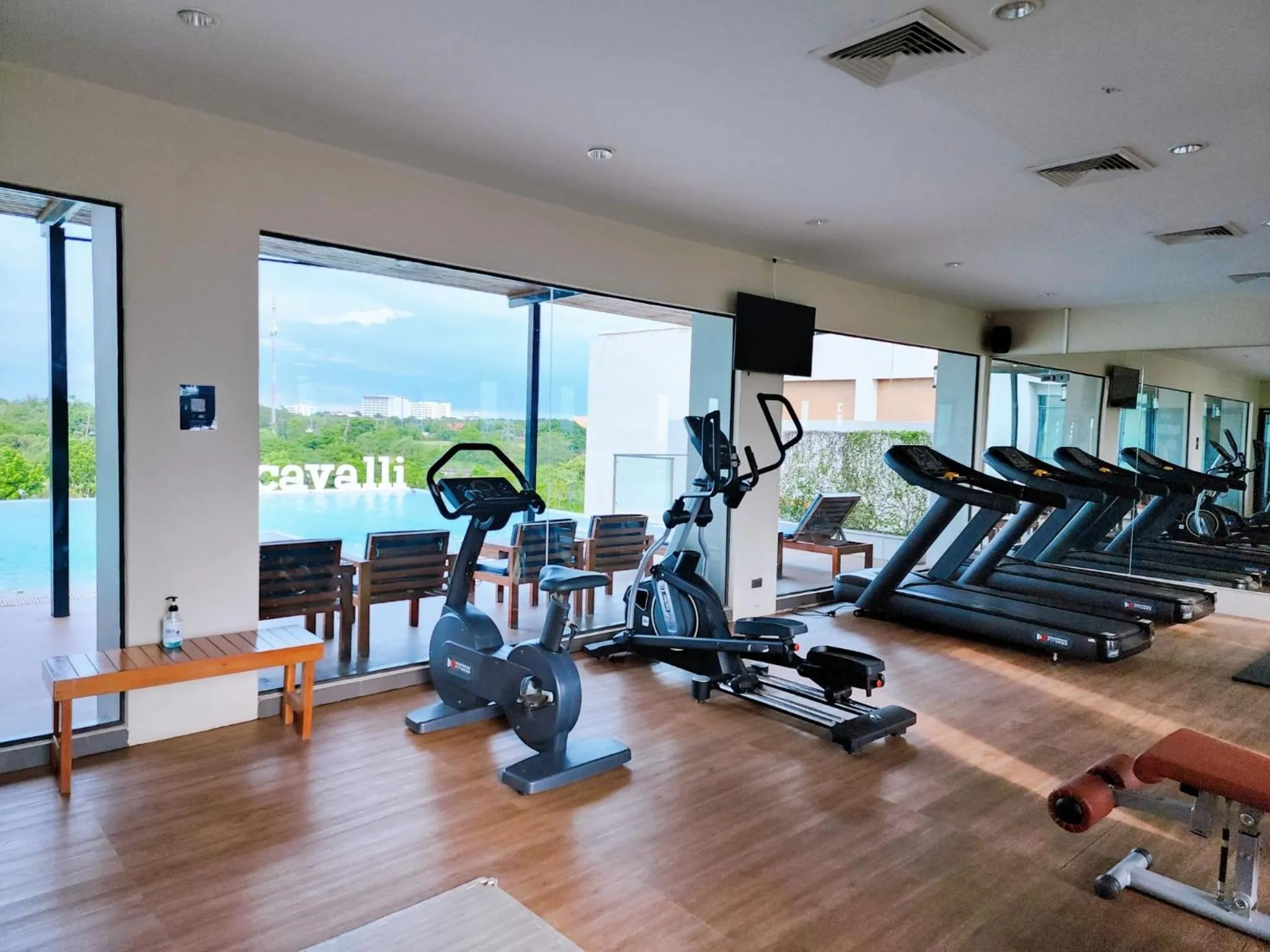 Fitness centre/facilities in The Cavalli Casa Resort