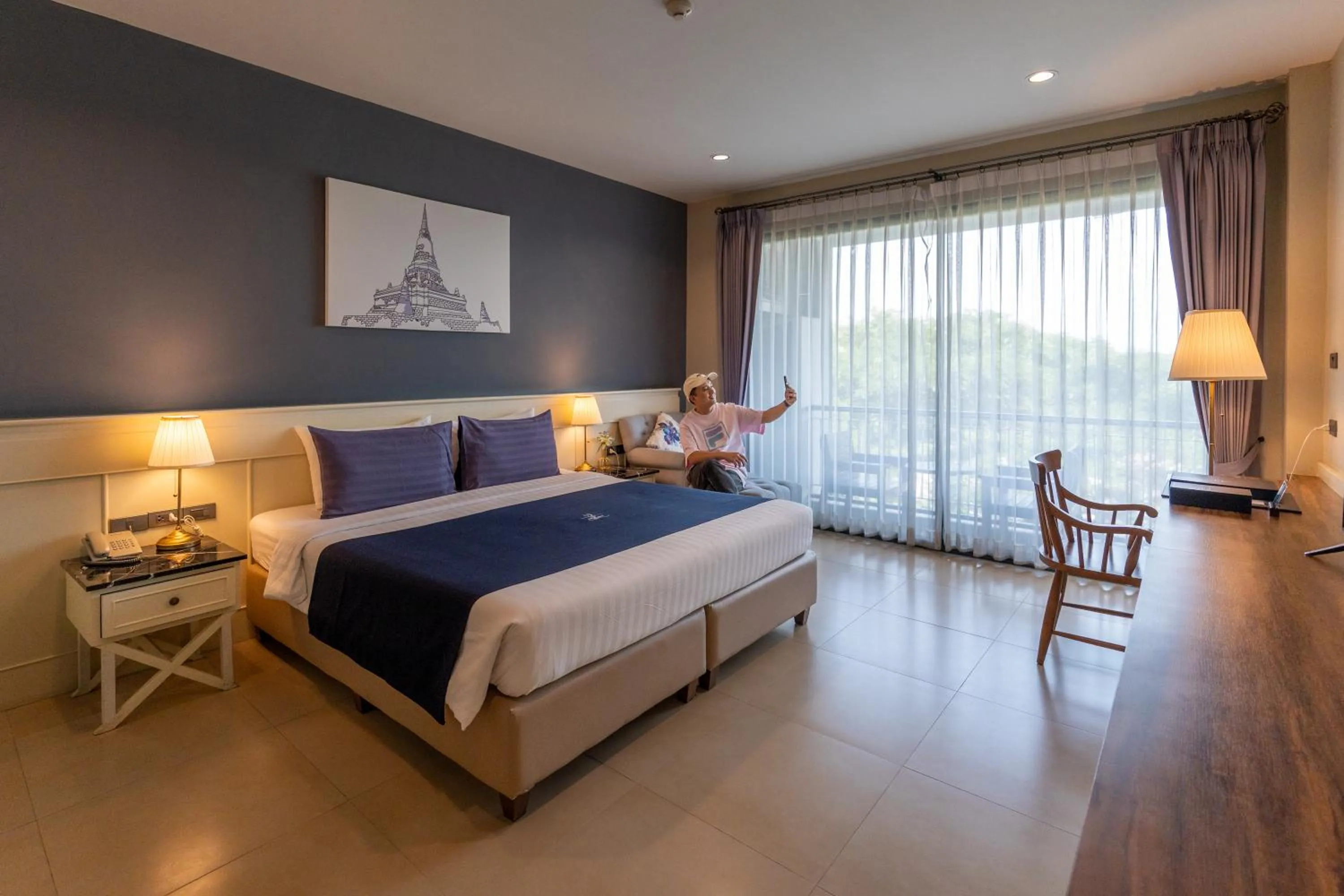 Bed in The Cavalli Casa Resort