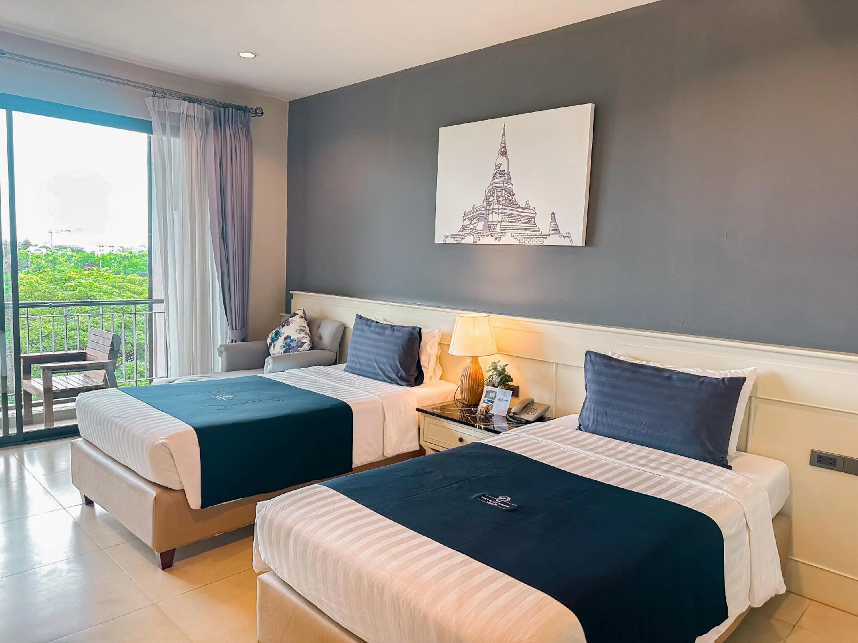 Bed in The Cavalli Casa Resort