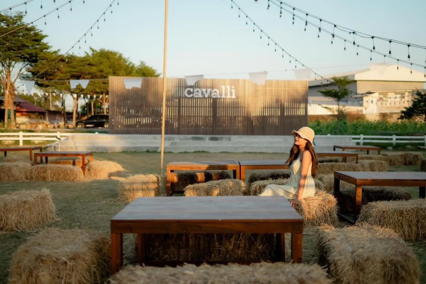 Inner courtyard view in The Cavalli Casa Resort