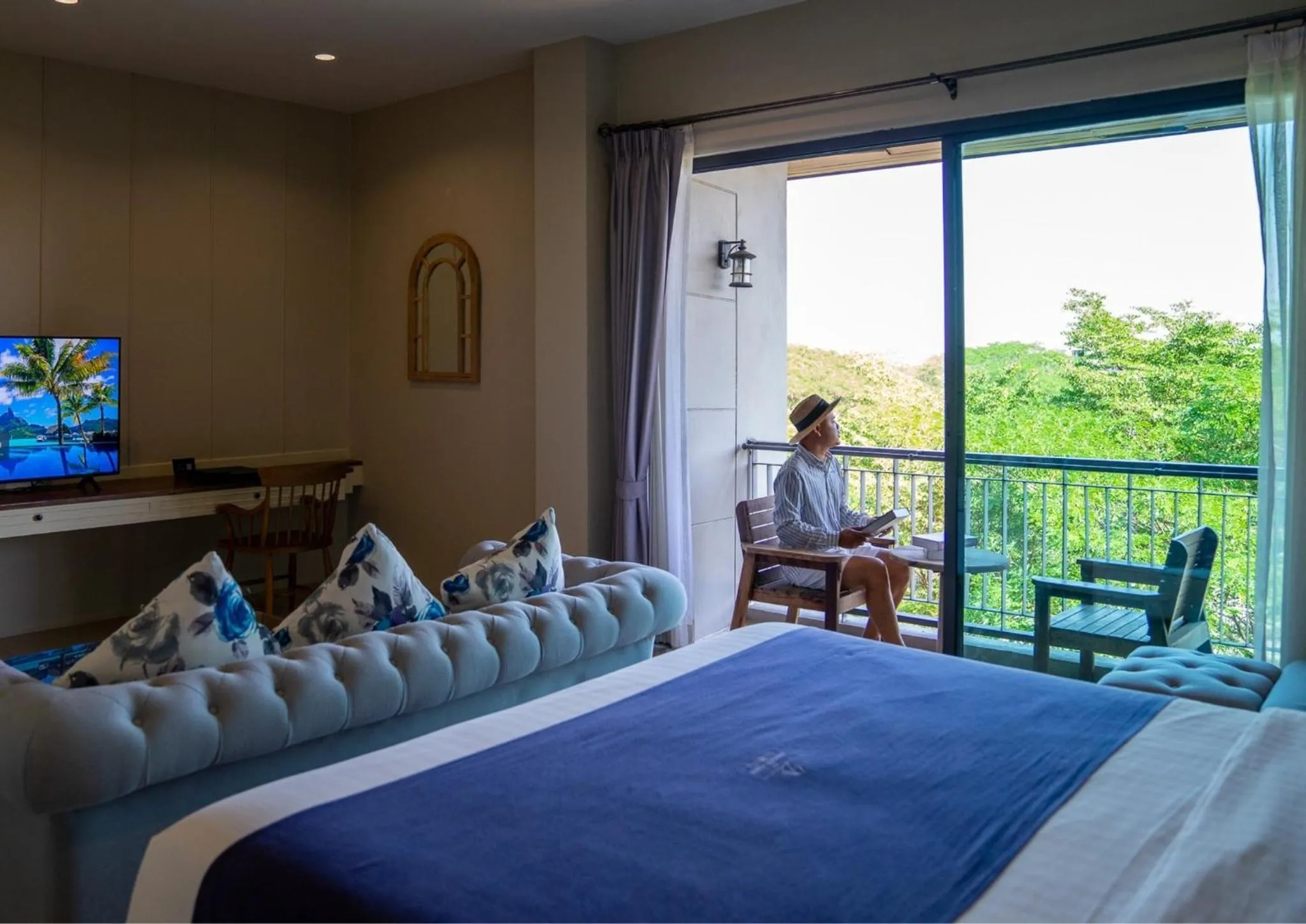 Bed in The Cavalli Casa Resort