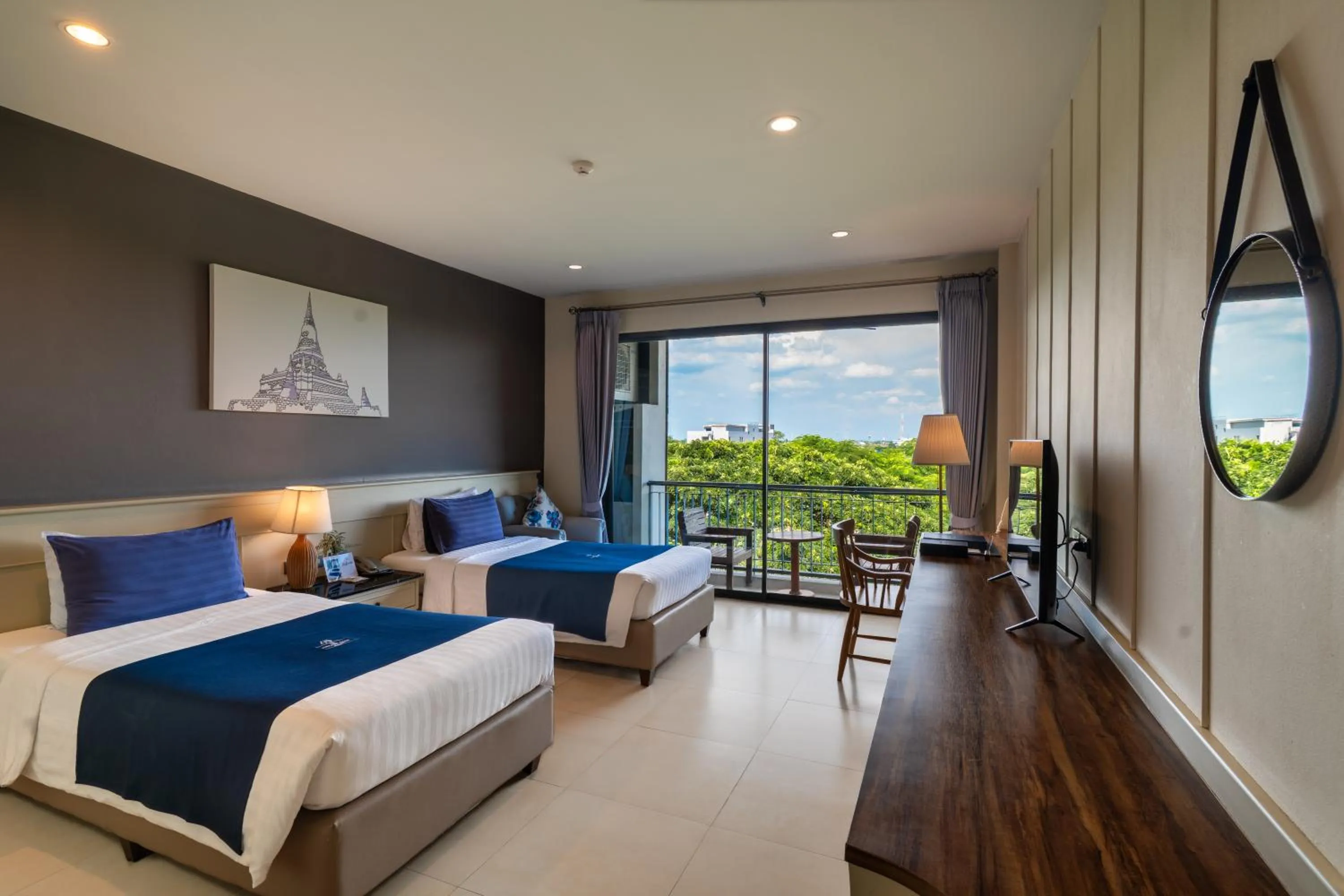 Bed in The Cavalli Casa Resort