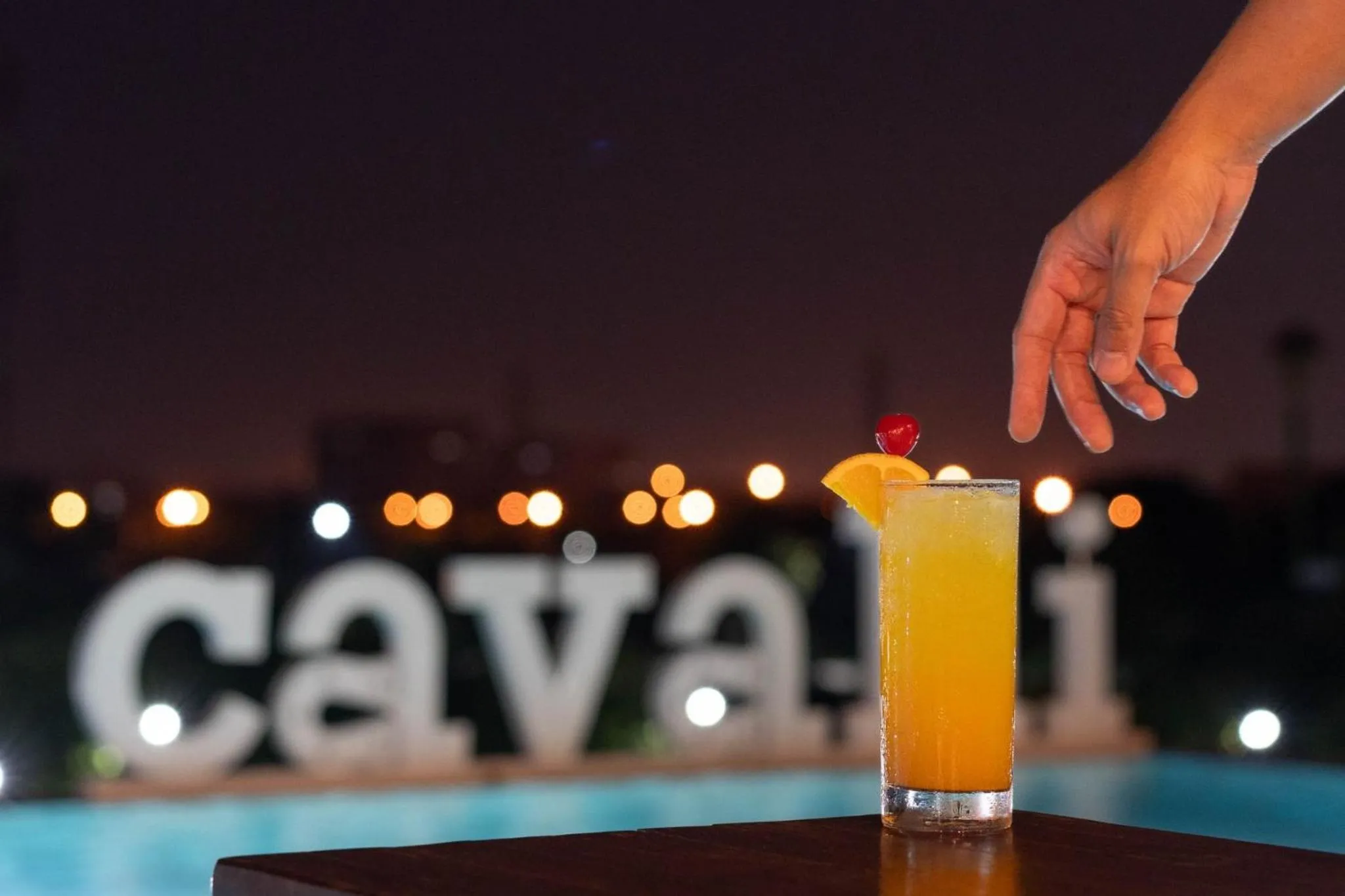 Alcoholic drinks in The Cavalli Casa Resort