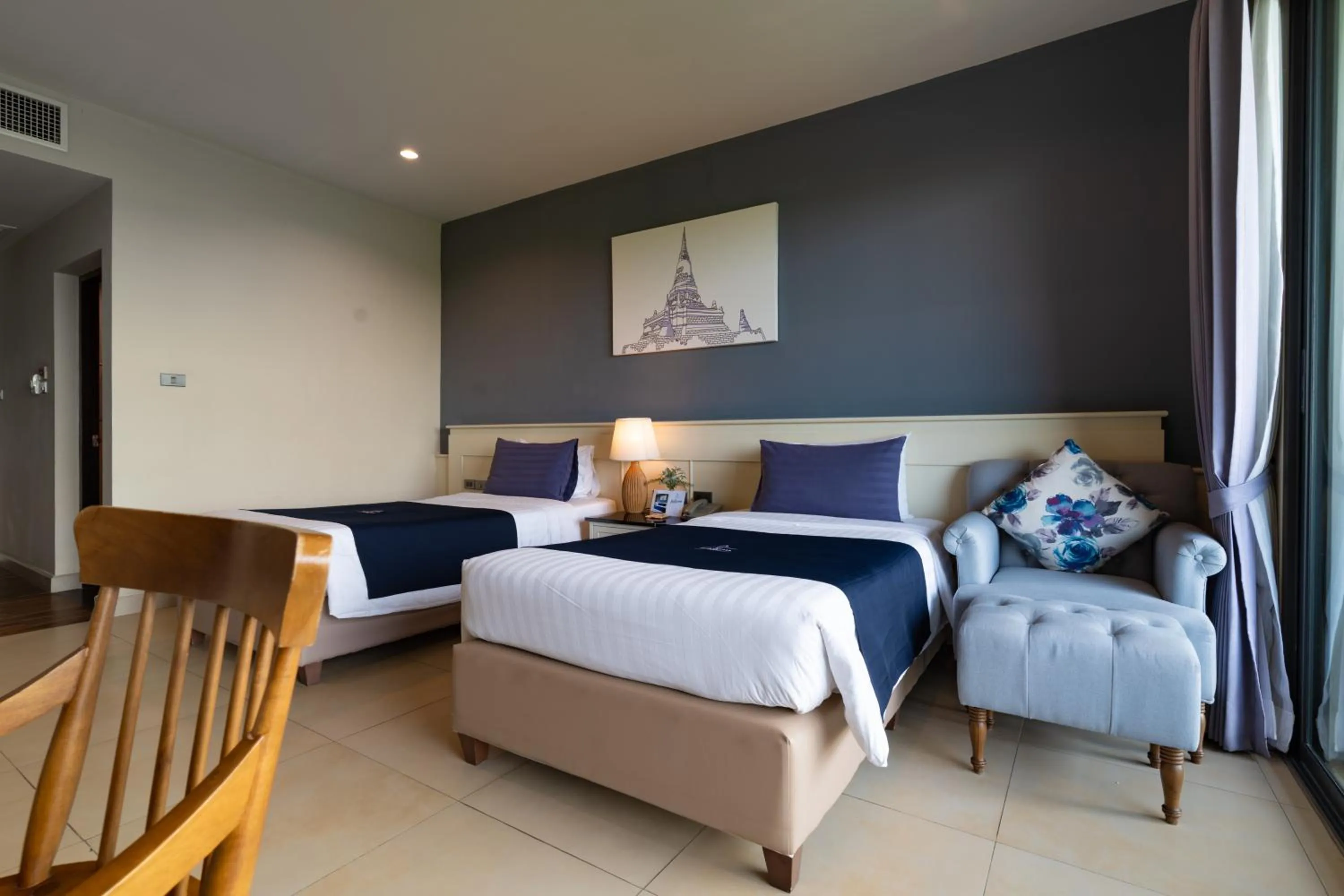 Bed in The Cavalli Casa Resort