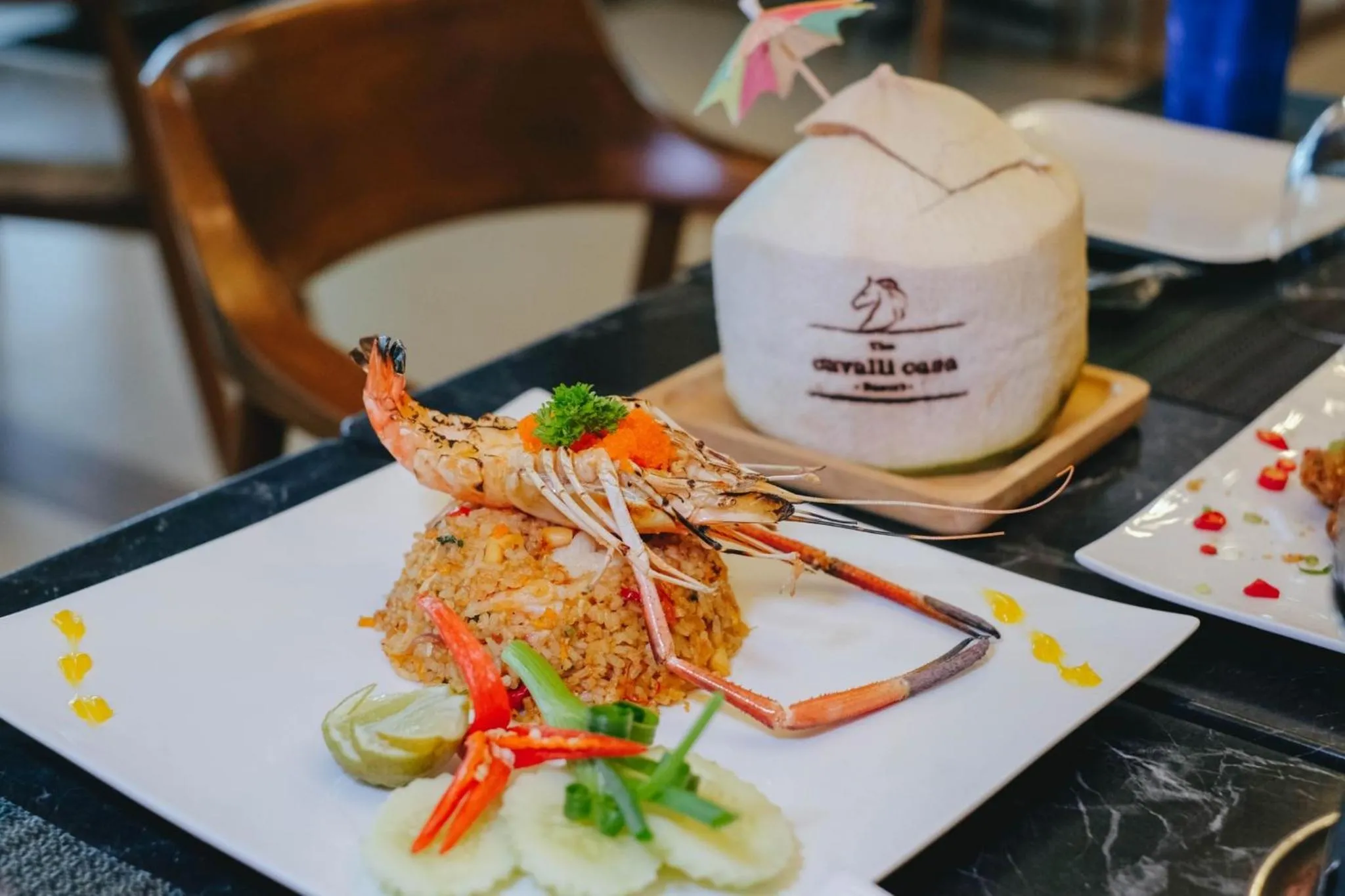 Food and drinks in The Cavalli Casa Resort