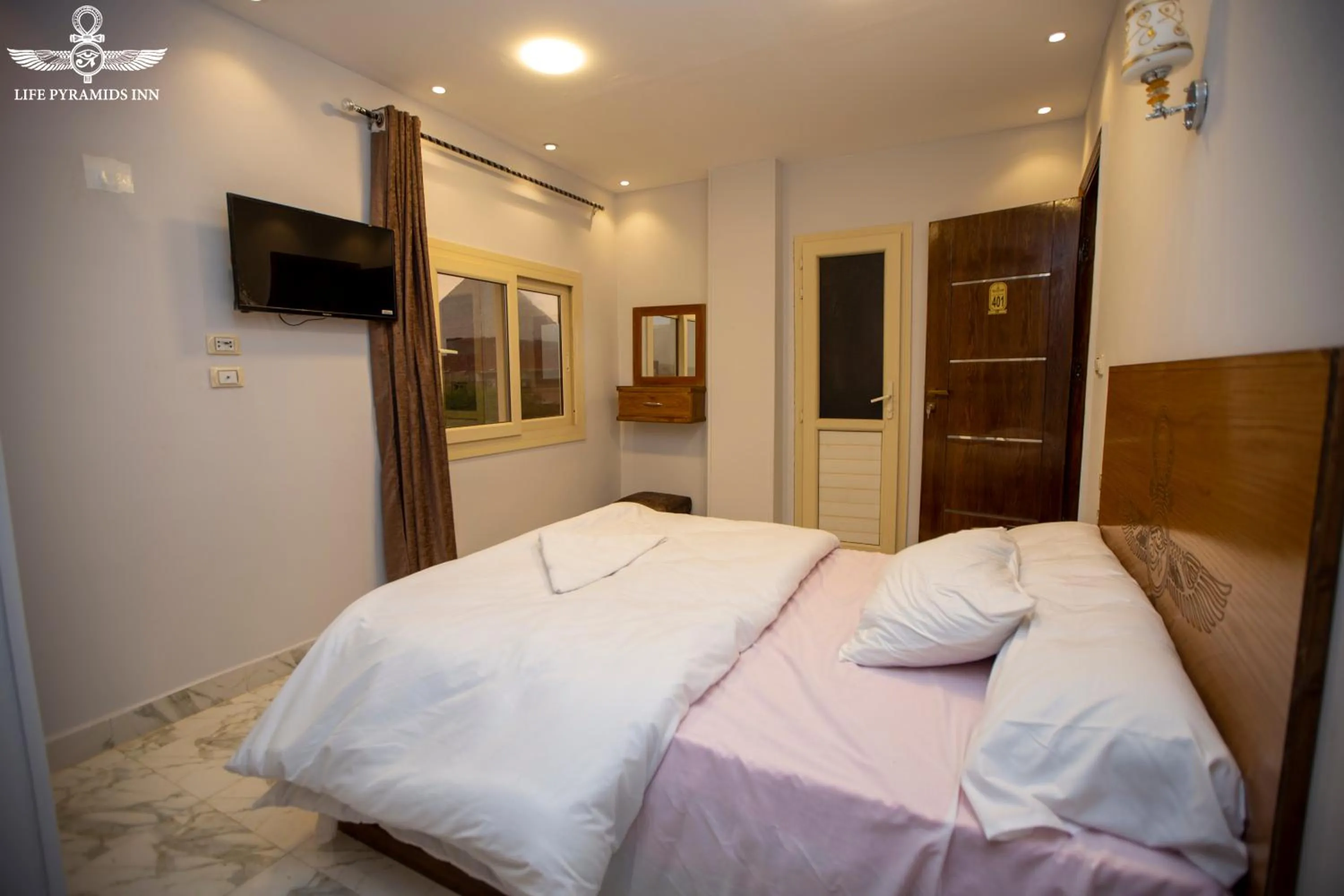Bed in Life Pyramids Inn